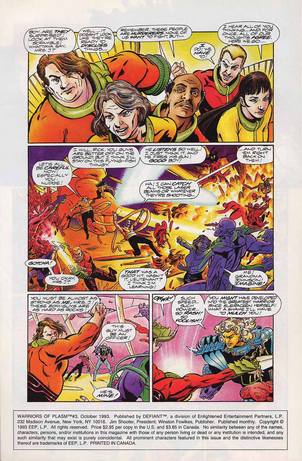 Read online Warriors of Plasm comic -  Issue #3 - 4