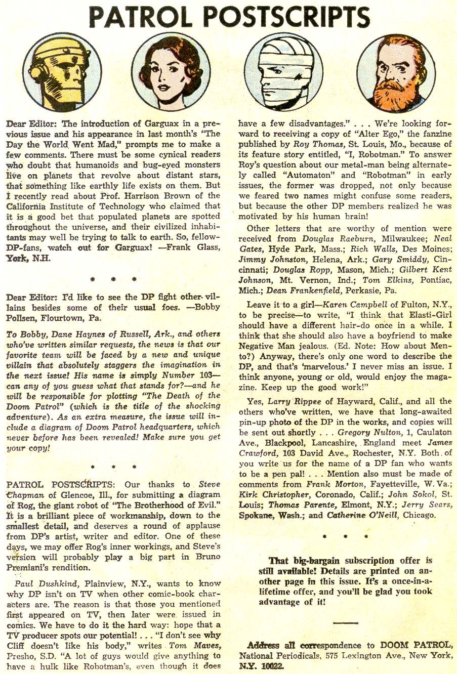 Read online Doom Patrol (1964) comic -  Issue #97 - 22