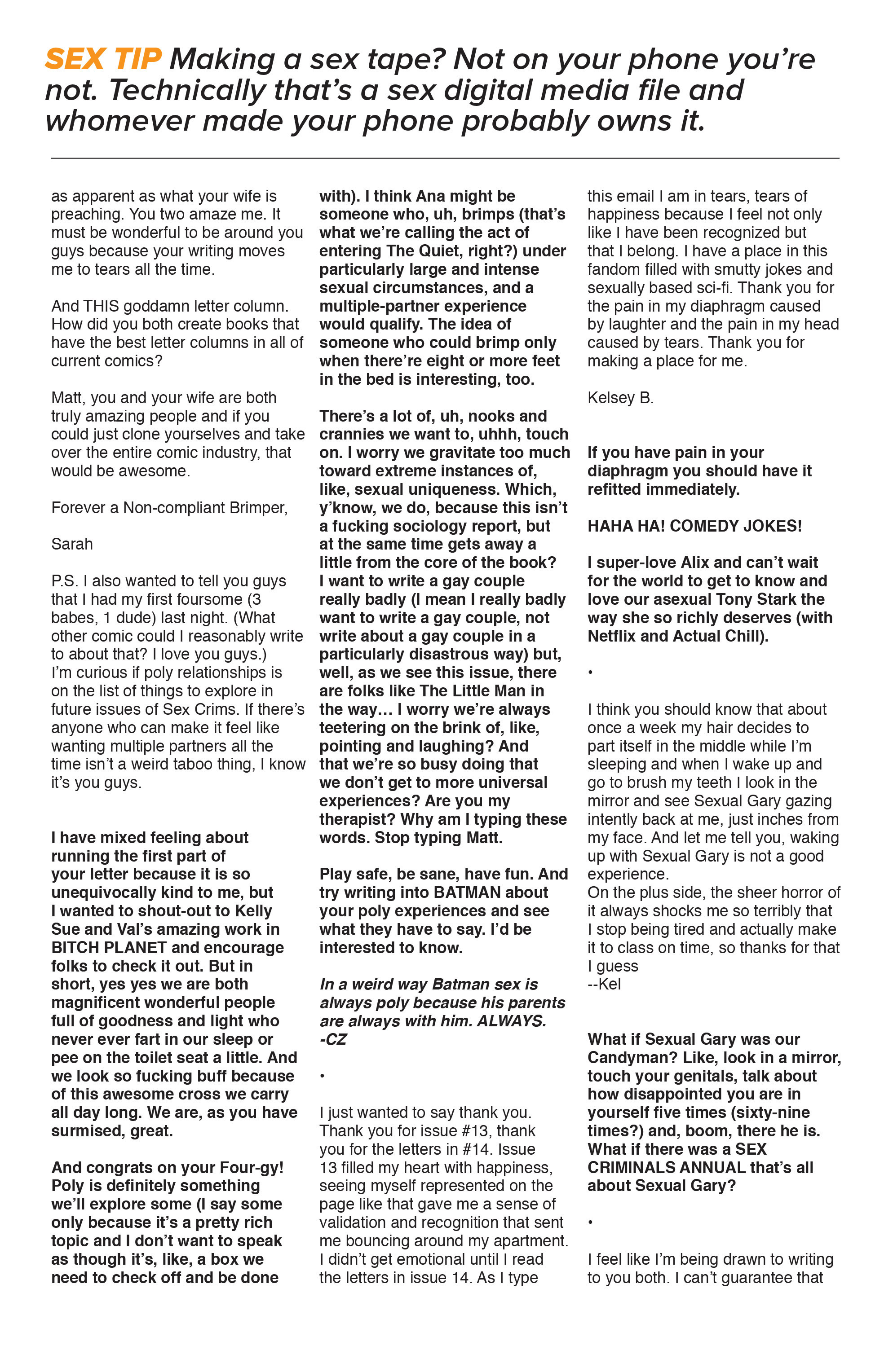 Read online Sex Criminals comic -  Issue #15 - 27