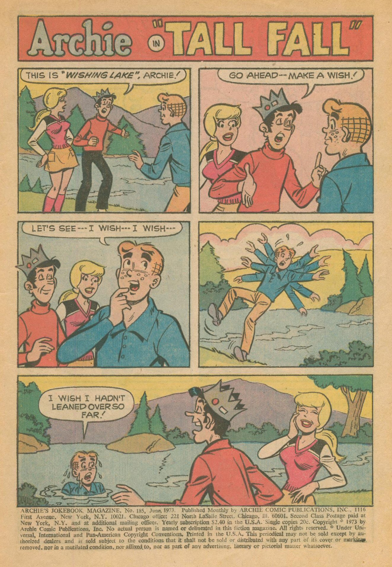 Read online Archie's Joke Book Magazine comic -  Issue #185 - 3