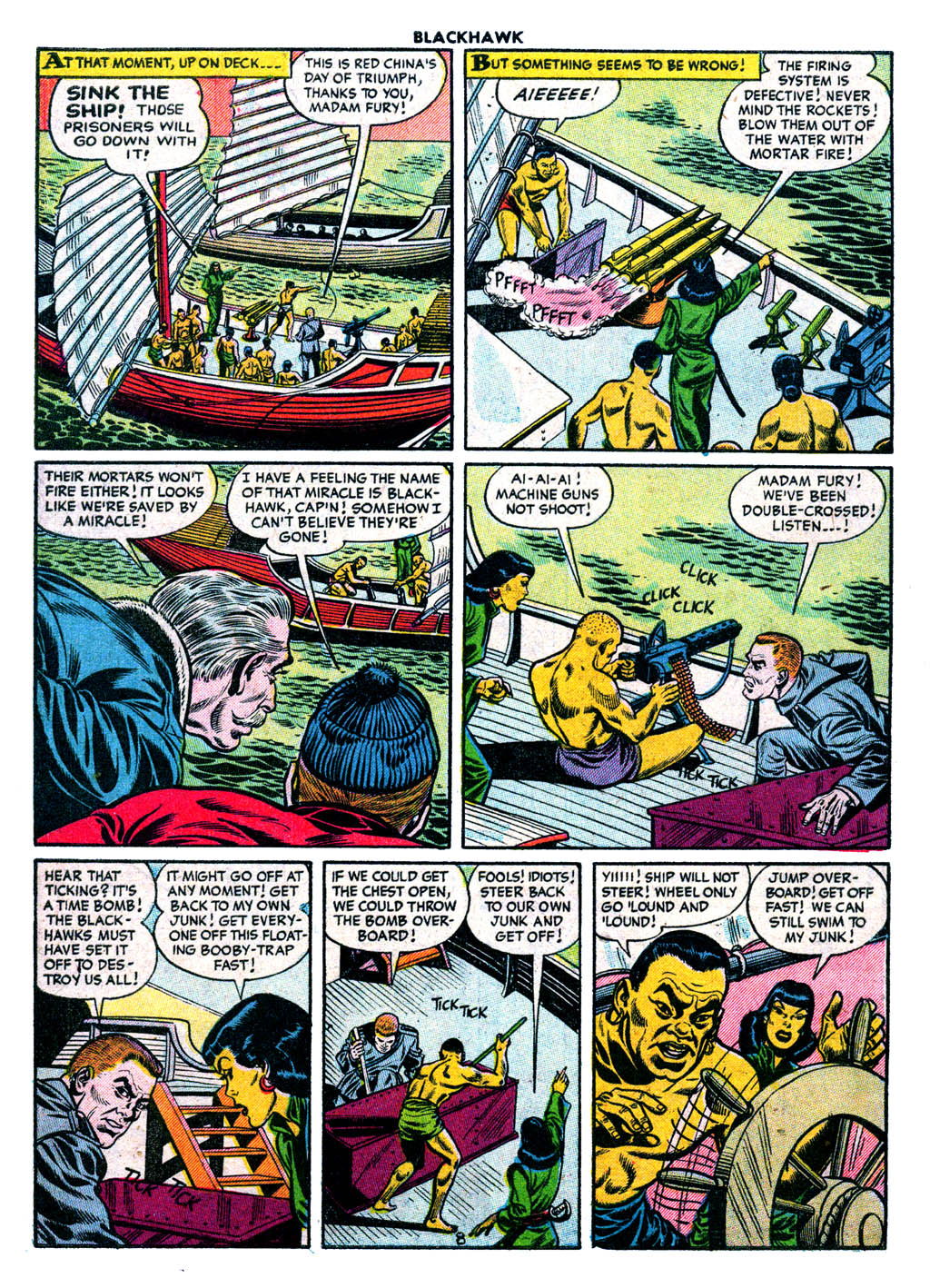 Read online Blackhawk (1957) comic -  Issue #95 - 10