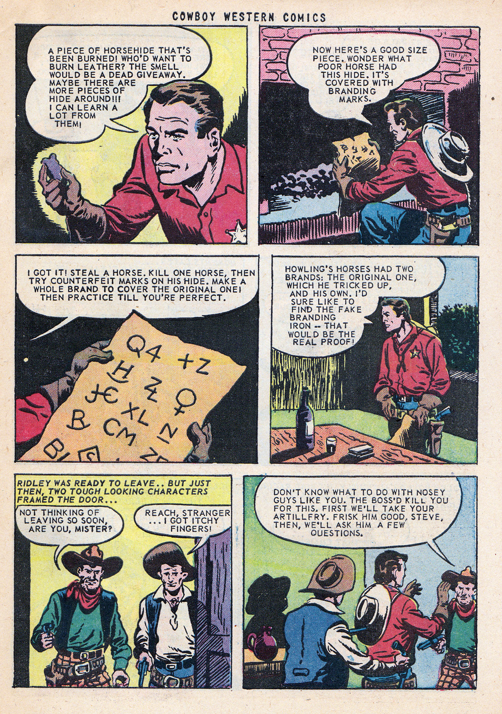 Read online Cowboy Western Comics (1948) comic -  Issue #38 - 31