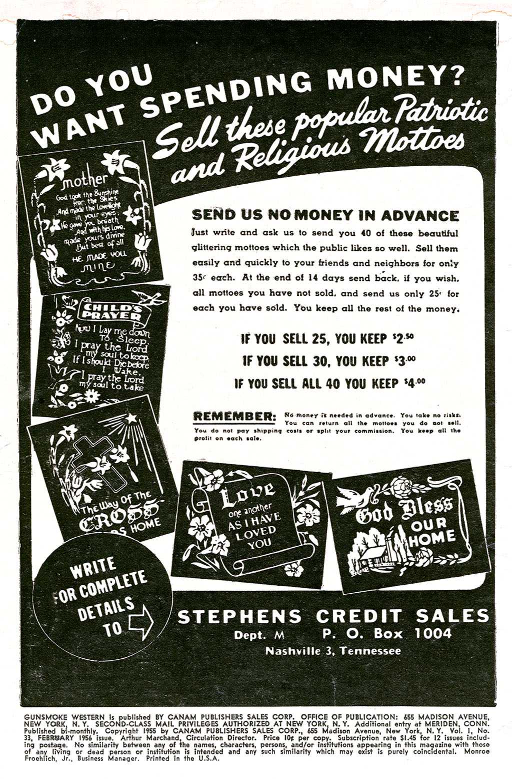 Read online Gunsmoke Western comic -  Issue #33 - 3