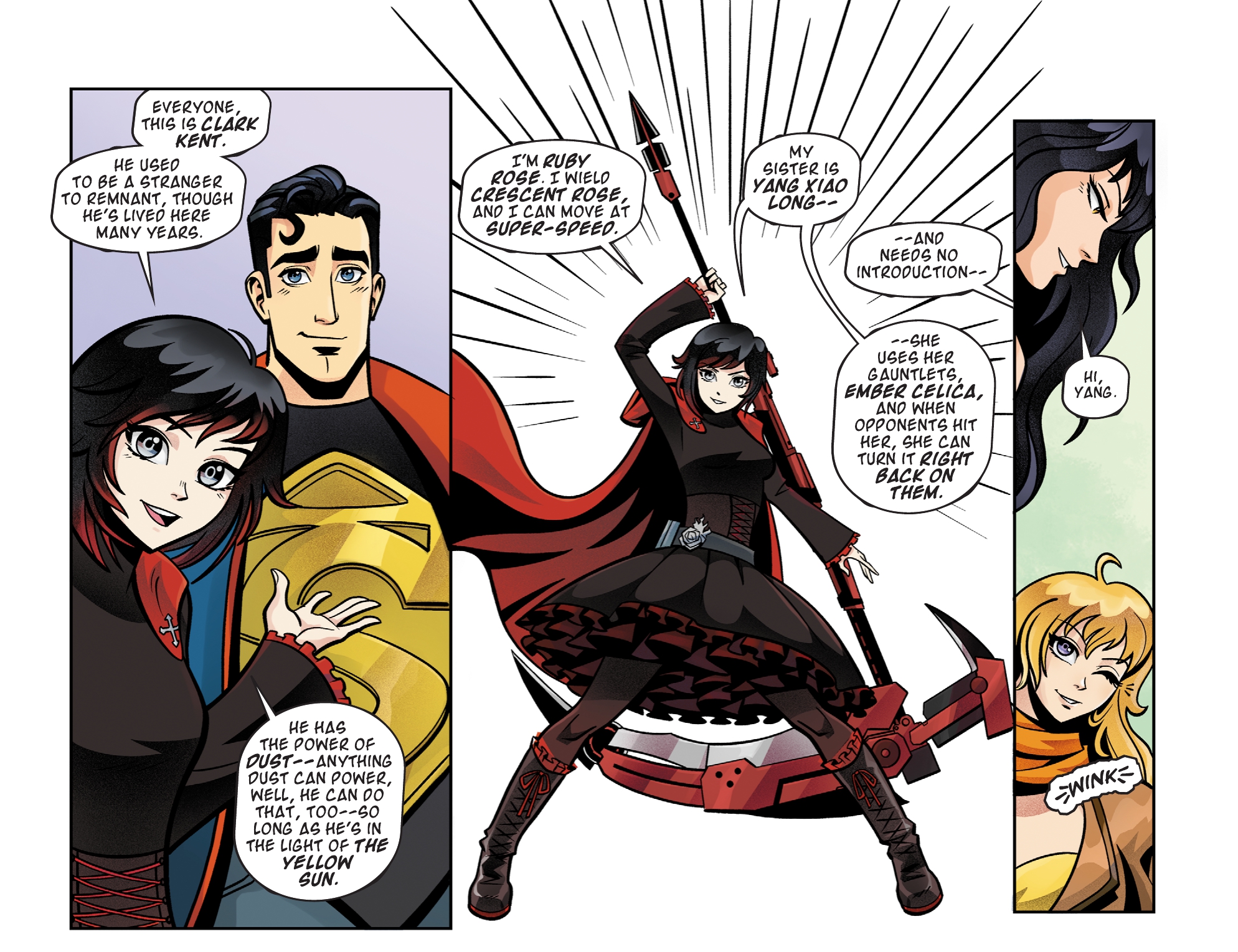 Read online RWBY/Justice League comic -  Issue #4 - 8