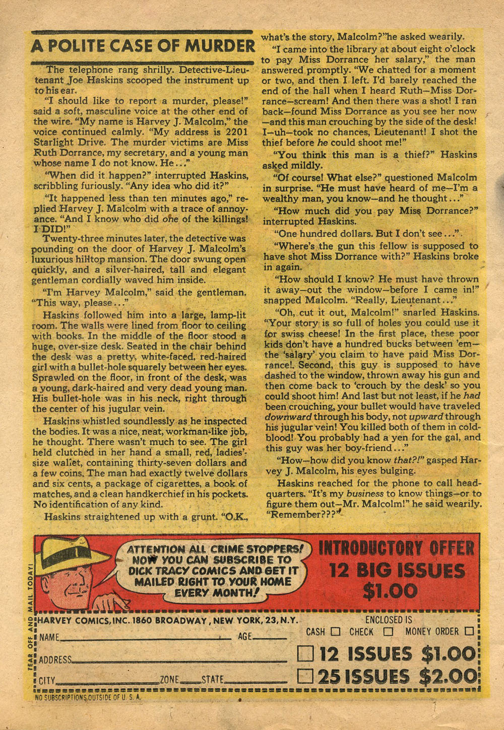 Read online Dick Tracy comic -  Issue #49 - 26