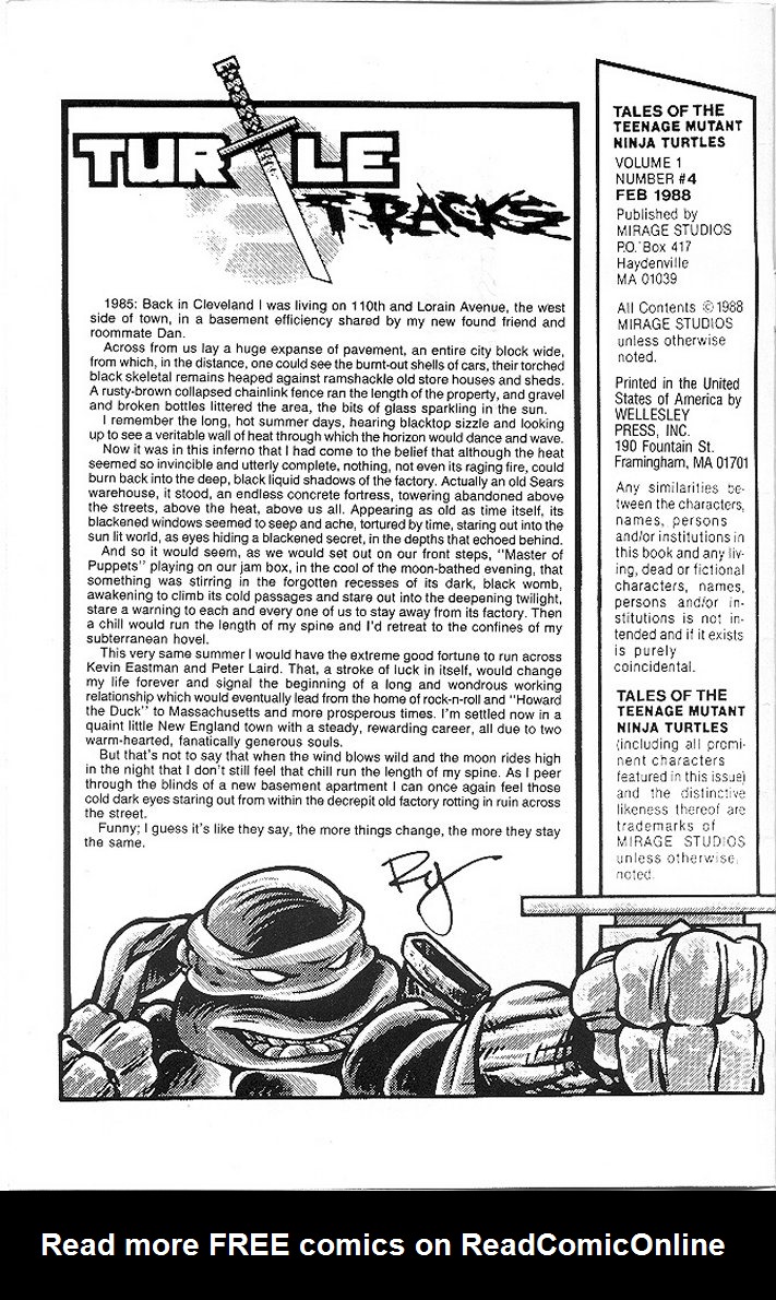 Tales of the Teenage Mutant Ninja Turtles issue 4 - Page 2