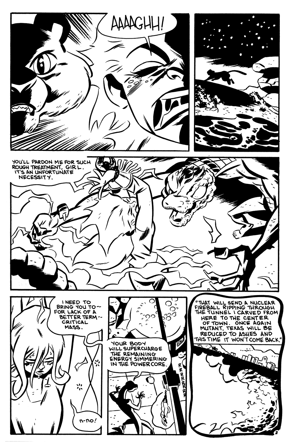 Read online Mutant, Texas: Tales of Sheriff Ida Red comic -  Issue #4 - 4