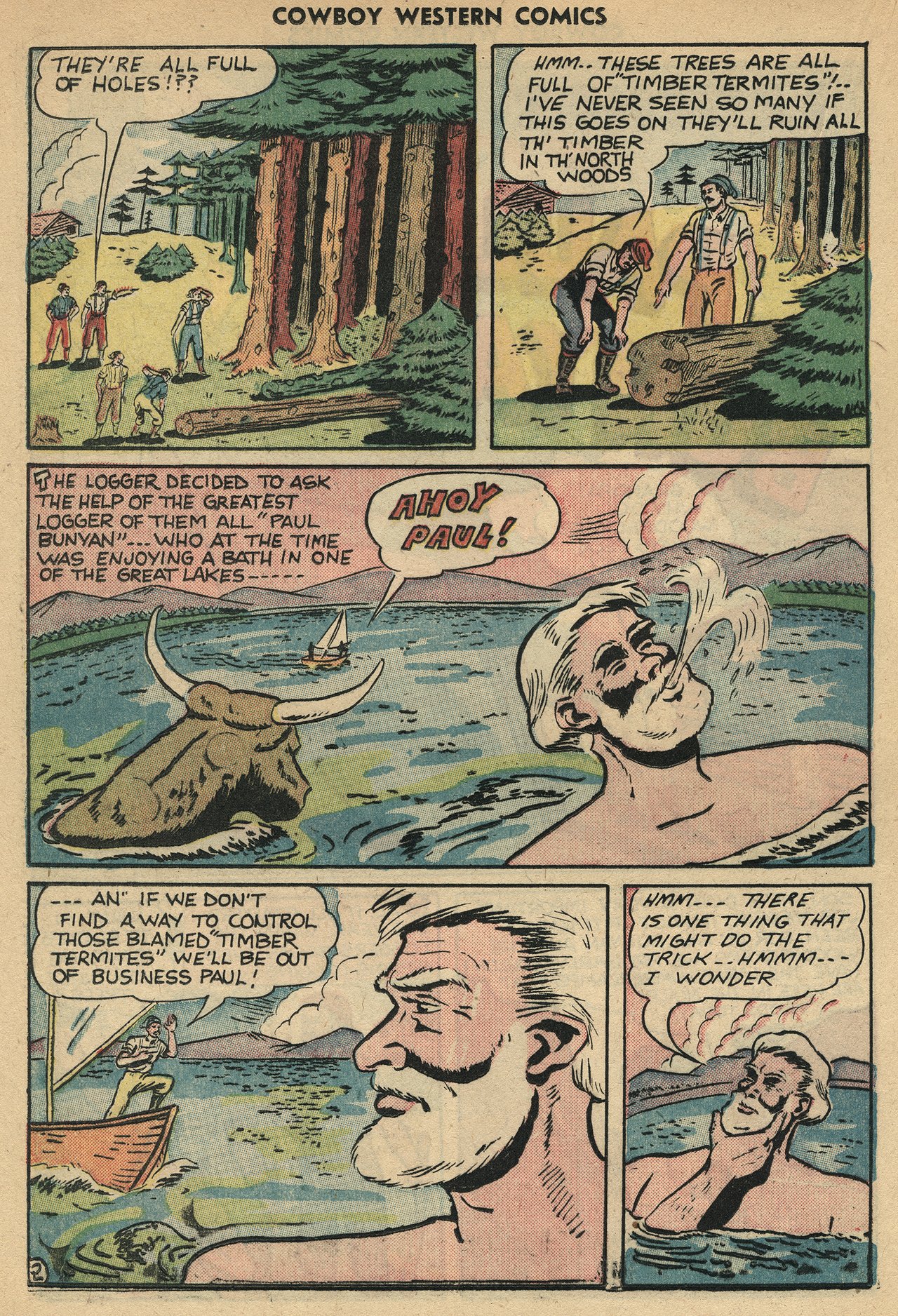 Read online Cowboy Western Comics (1948) comic -  Issue #34 - 20
