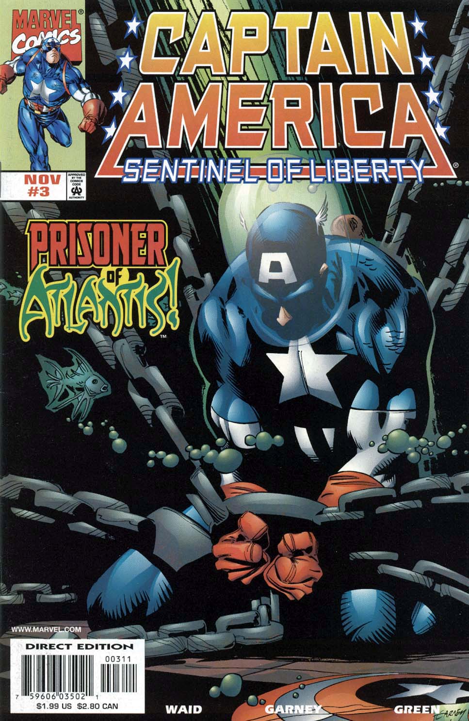 Read online Captain America: Sentinel of Liberty comic -  Issue #3 - 1