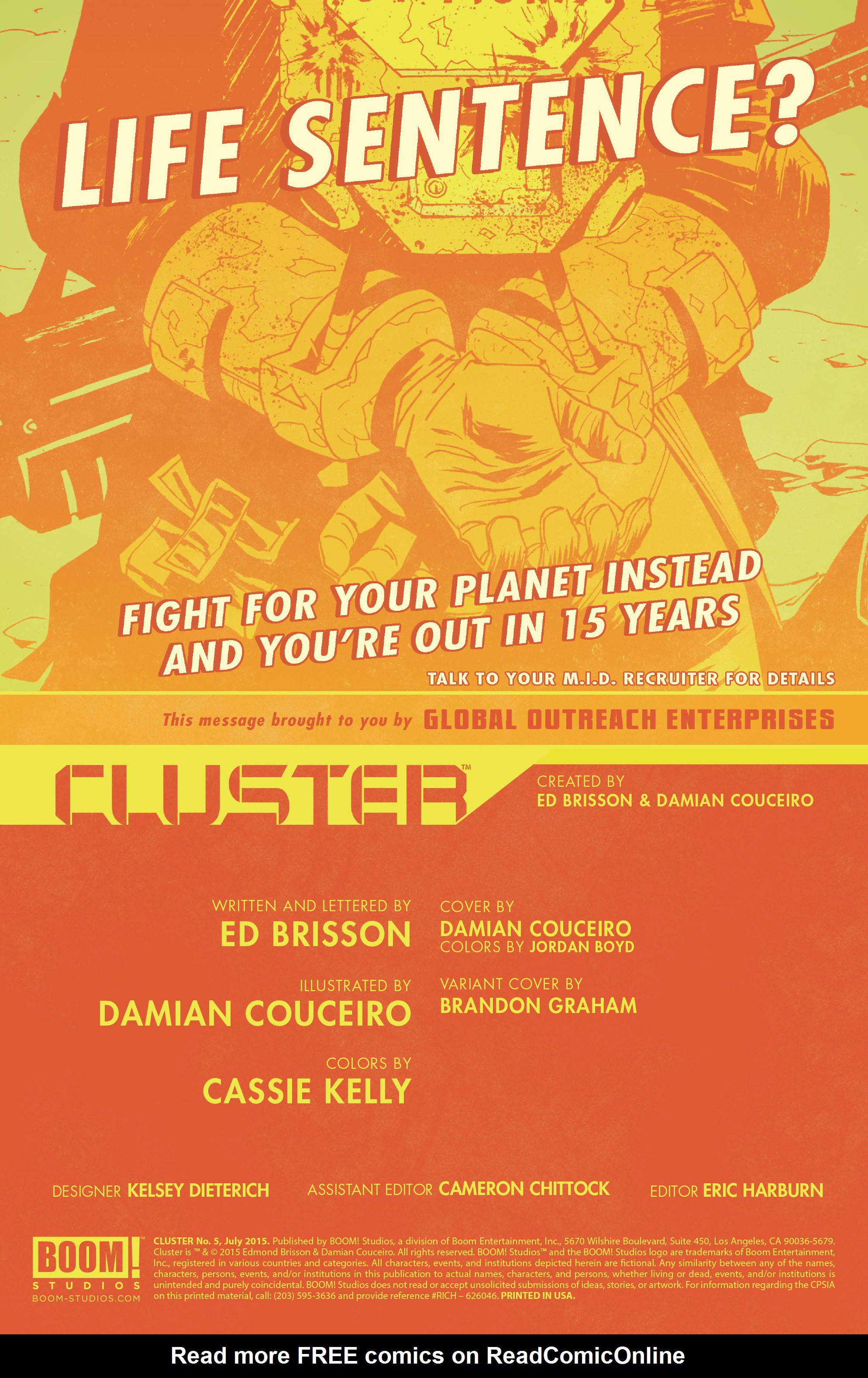Read online Cluster comic -  Issue #5 - 2