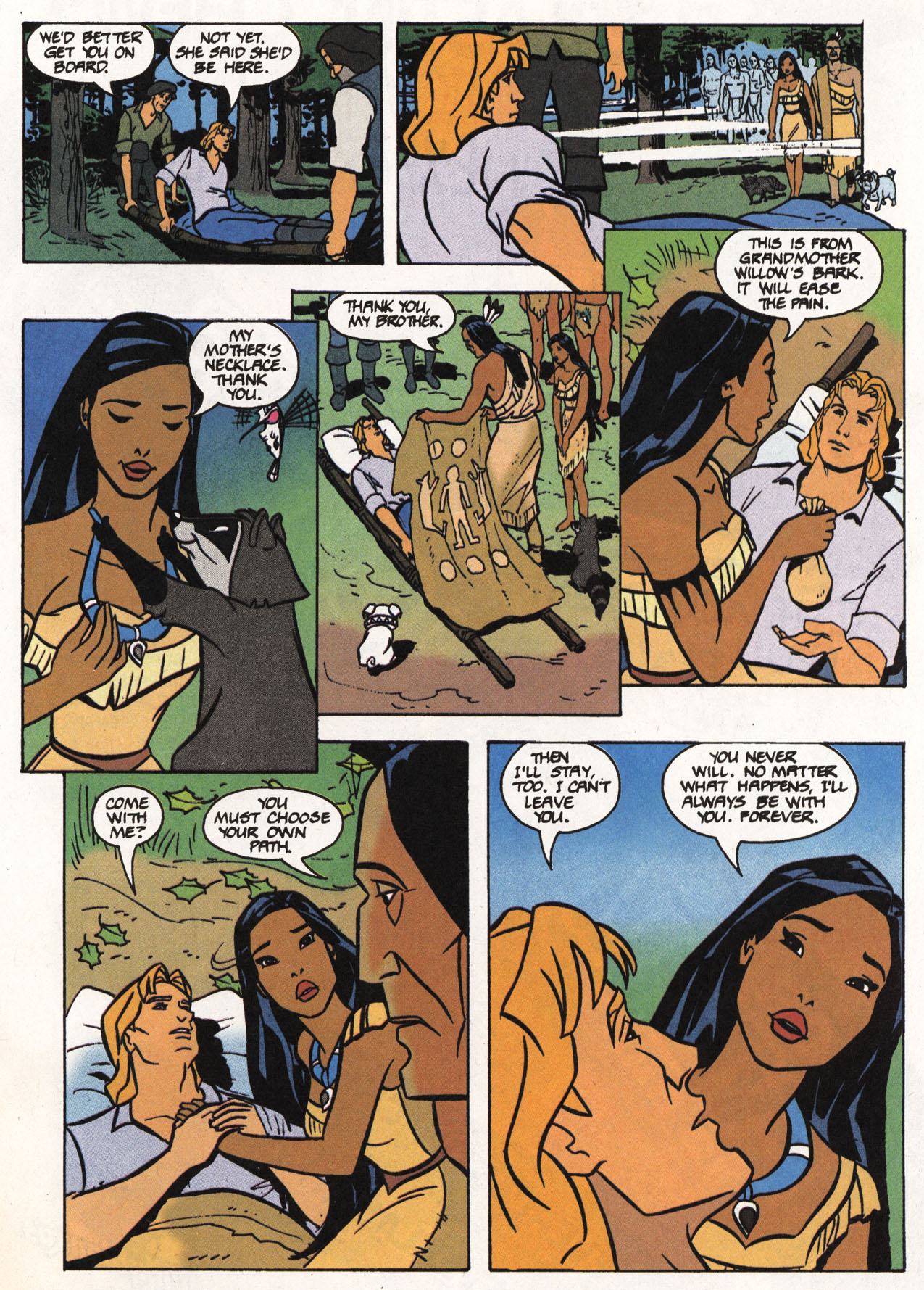 Read online Disney's Pocahontas comic -  Issue #2 - 29