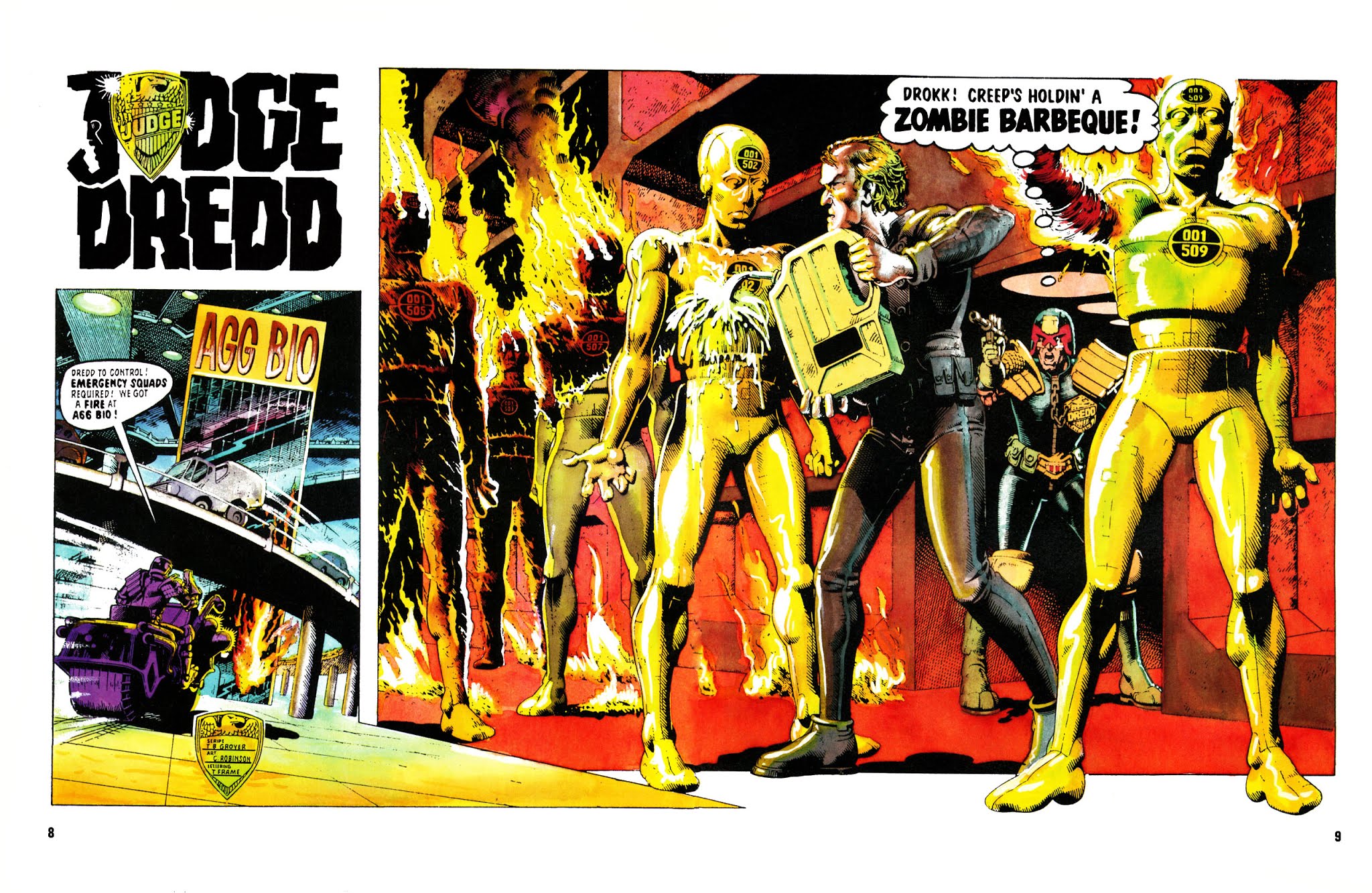 Read online Judge Dredd Definitive Editions comic -  Issue # TPB Bad Science - 9