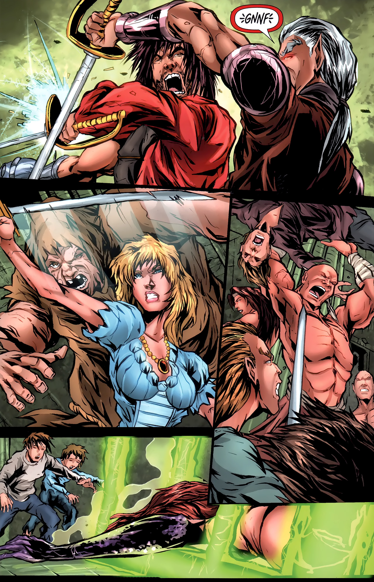 Read online Grimm Fairy Tales: Neverland comic -  Issue #7 - 12