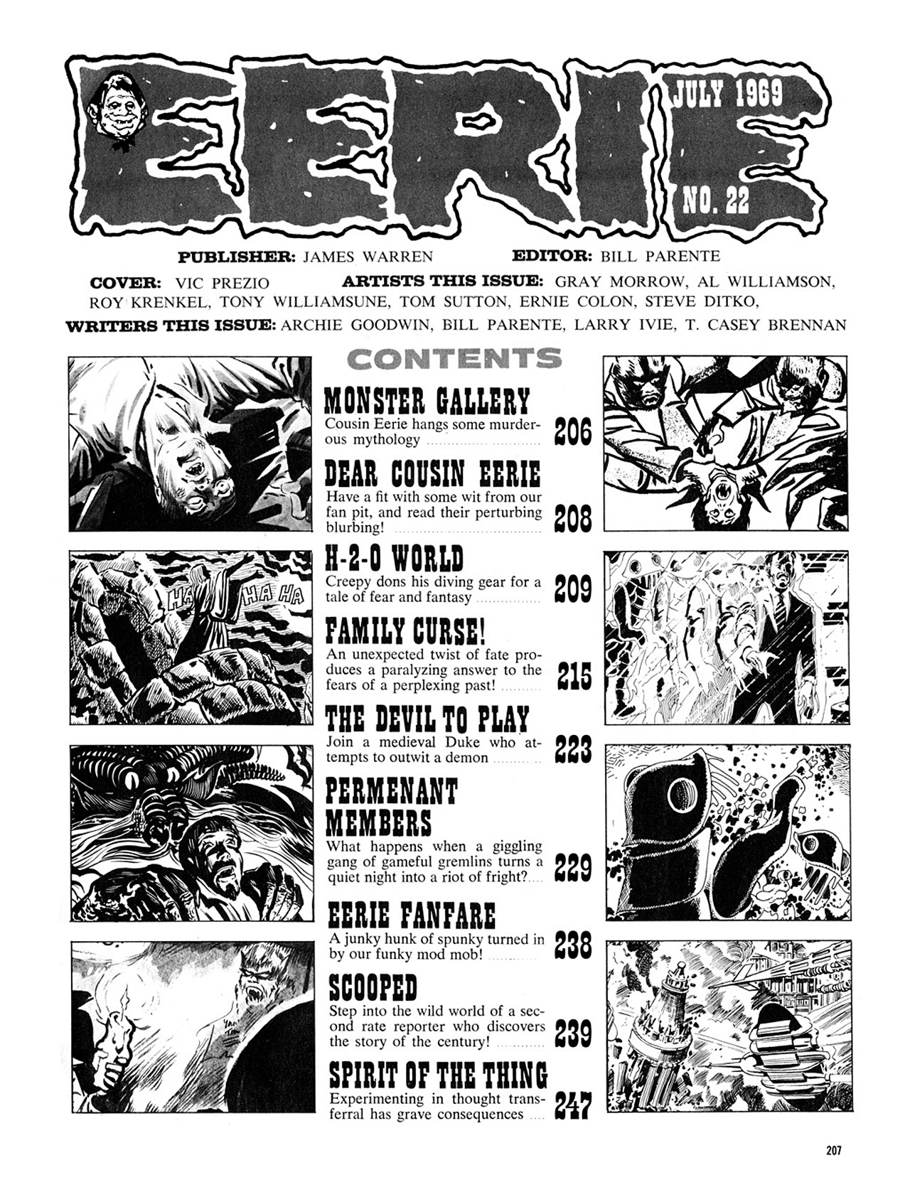 Read online Eerie Archives comic -  Issue # TPB 4 - 207