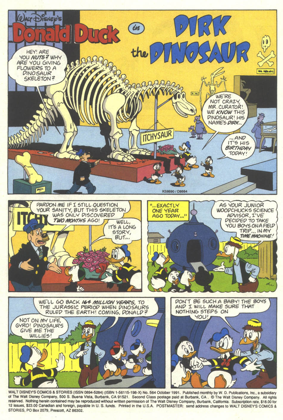 Read online Walt Disney's Comics and Stories comic -  Issue #564 - 3