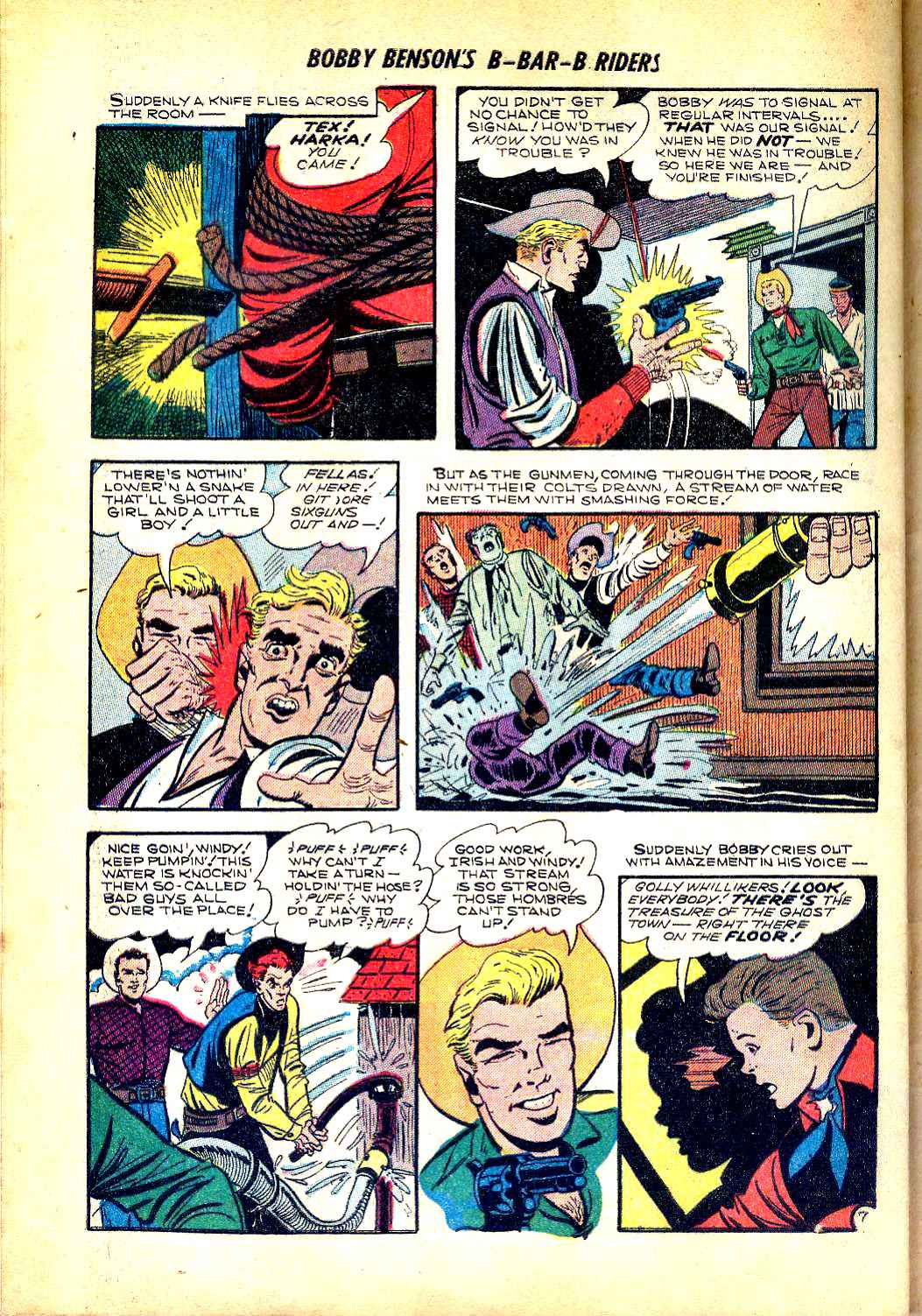 Read online Bobby Benson's B-Bar-B Riders comic -  Issue #18 - 32