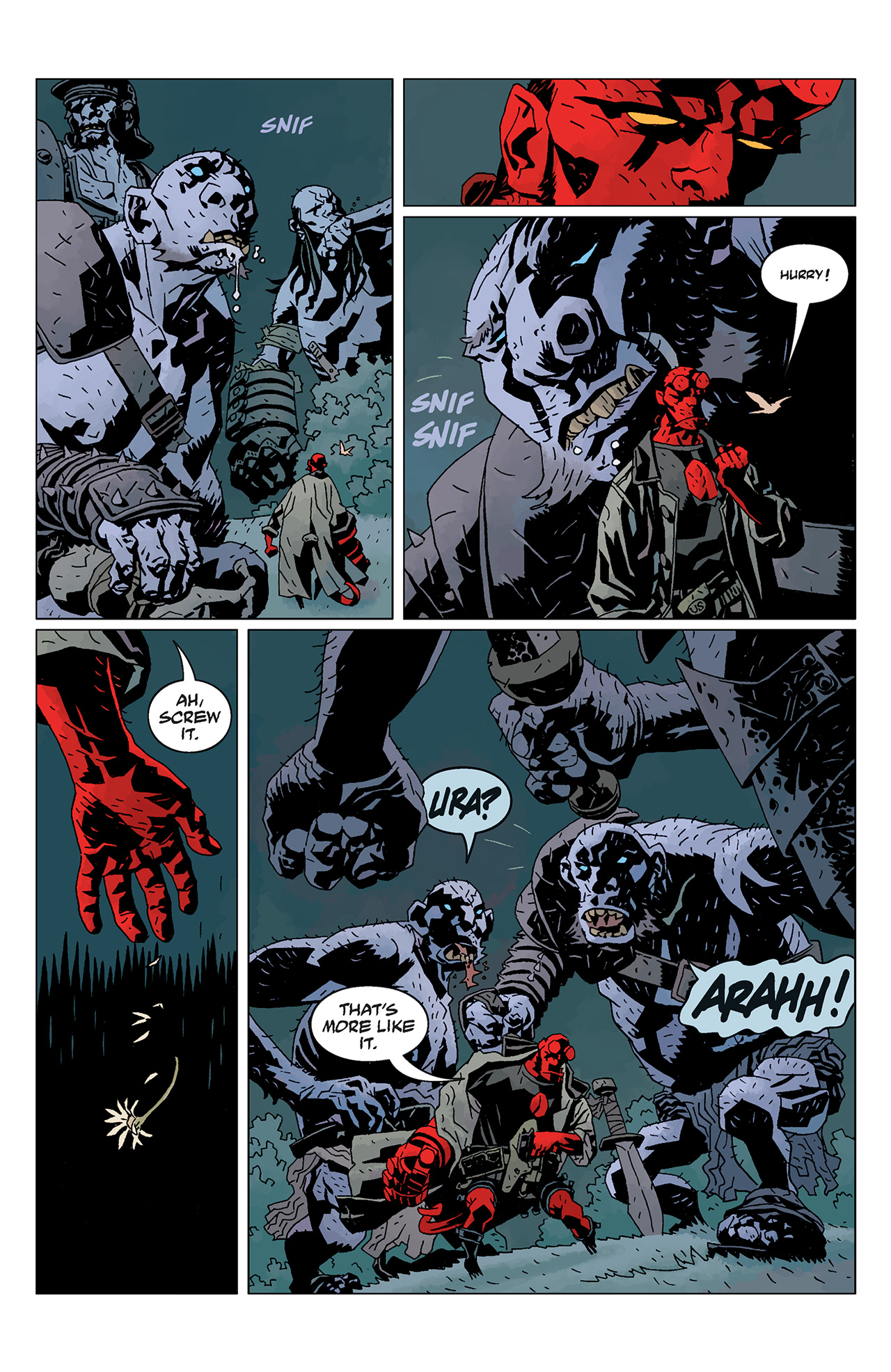 Read online Hellboy: The Wild Hunt comic -  Issue #2 - 9