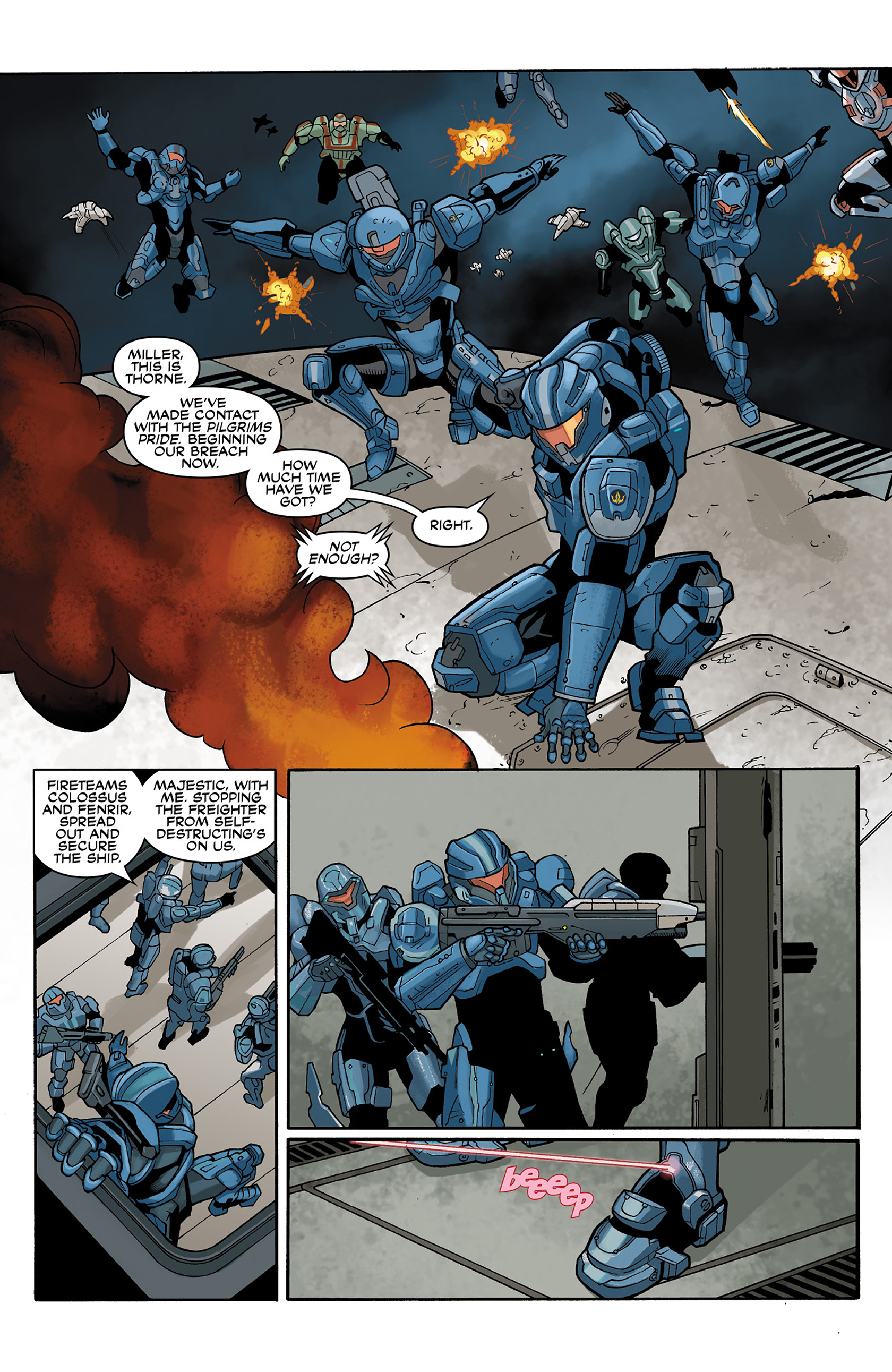 Read online Halo: Escalation comic -  Issue #4 - 17