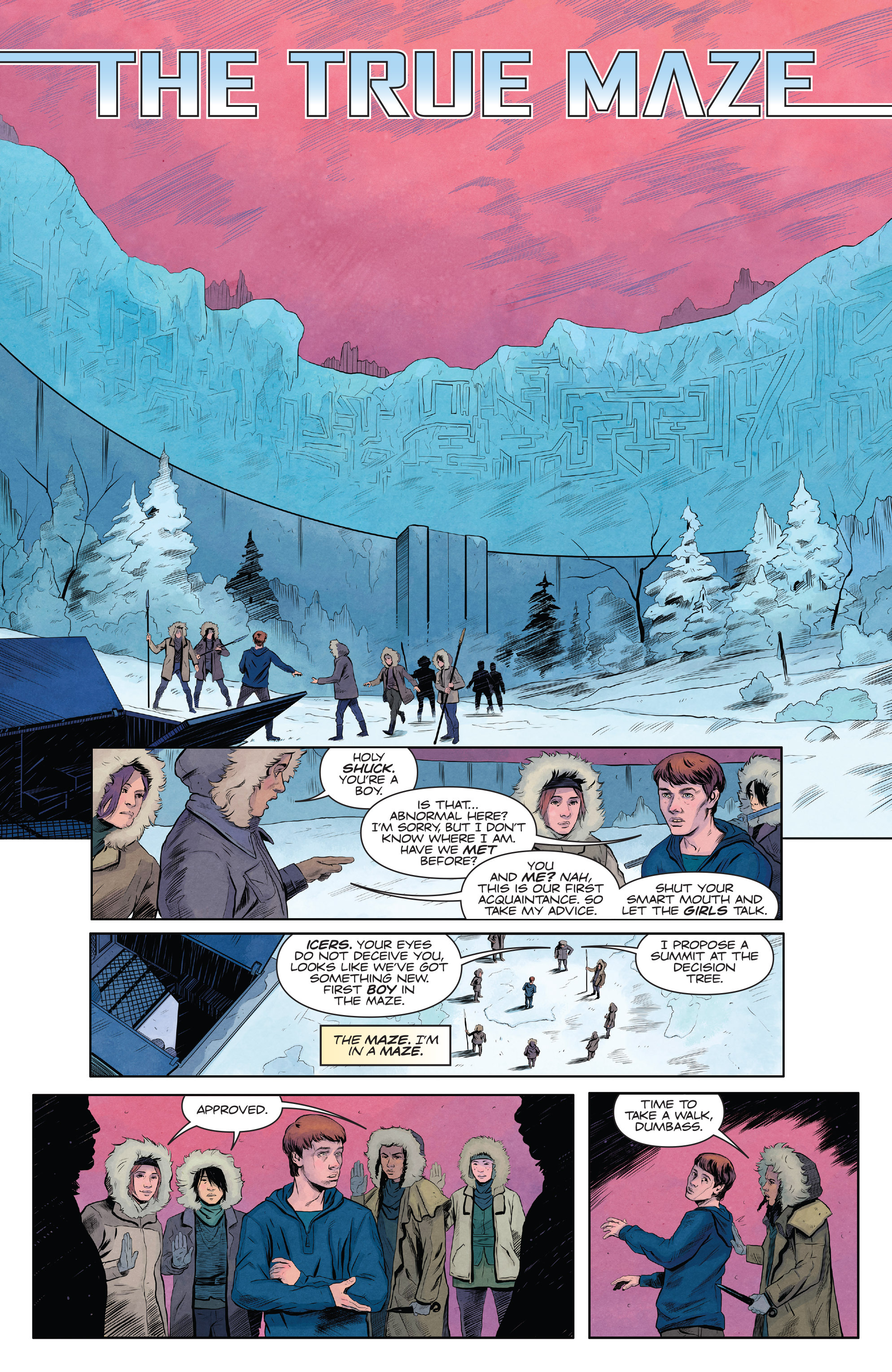 Read online Maze Runner: The Scorch Trials Official Graphic Novel Prelude comic -  Issue # TPB - 29