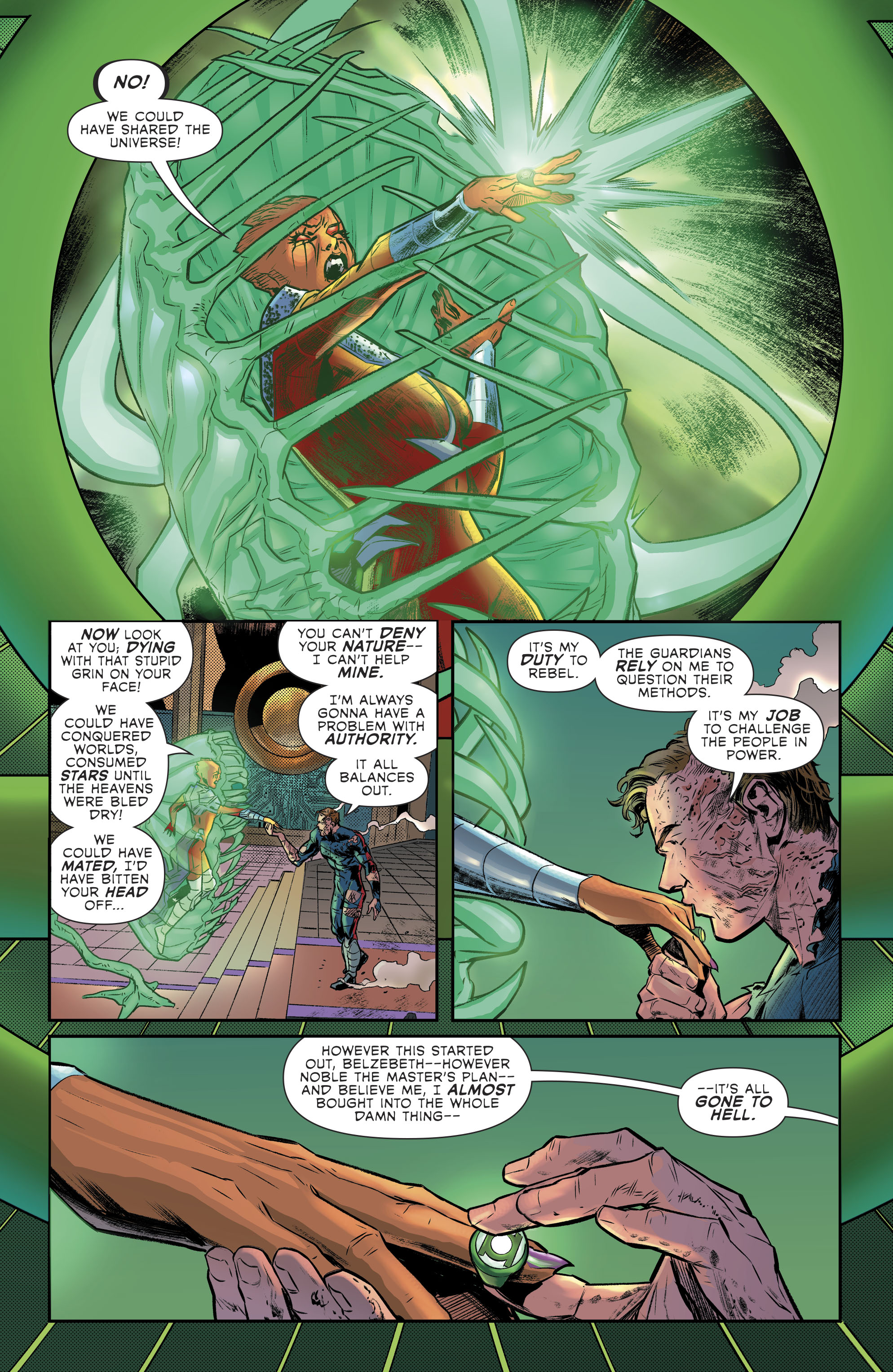 Read online Green Lantern: Blackstars comic -  Issue #3 - 21