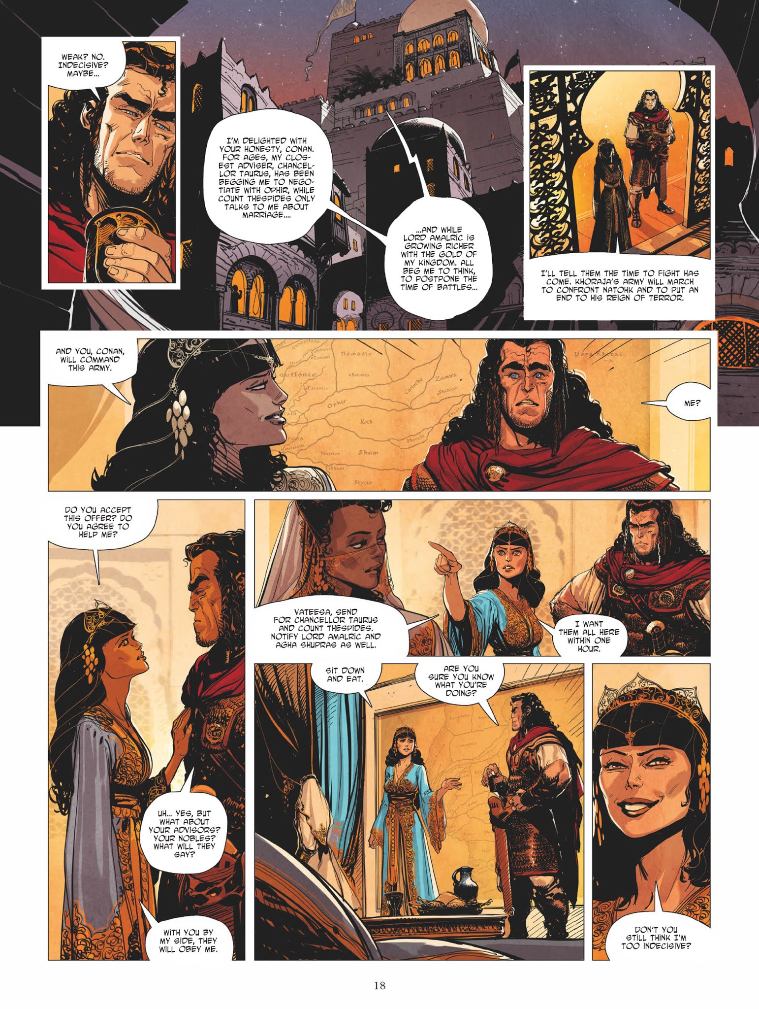 Read online Conan le Cimmérien - La Reine de la côte noire comic -  Issue #2 - 18