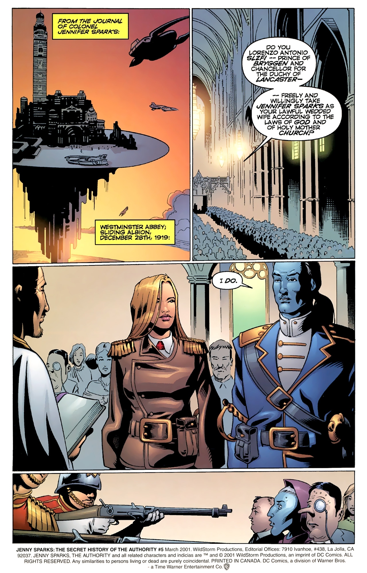 Read online Jenny Sparks: The Secret History of the Authority comic -  Issue #5 - 2