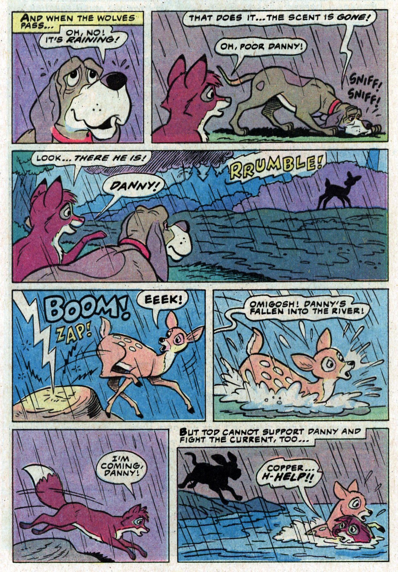 Read online Walt Disney Productions' The Fox and the Hound comic -  Issue #3 - 9