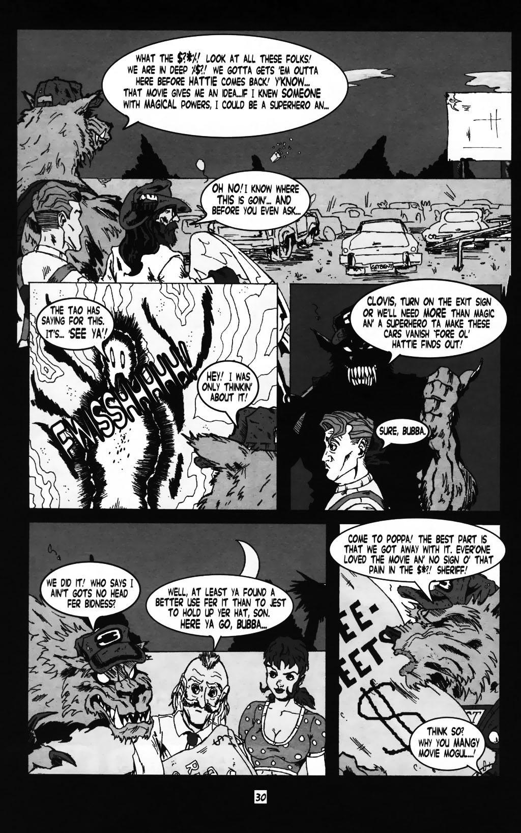 Read online Bubba the Redneck Werewolf comic -  Issue #4 - 32