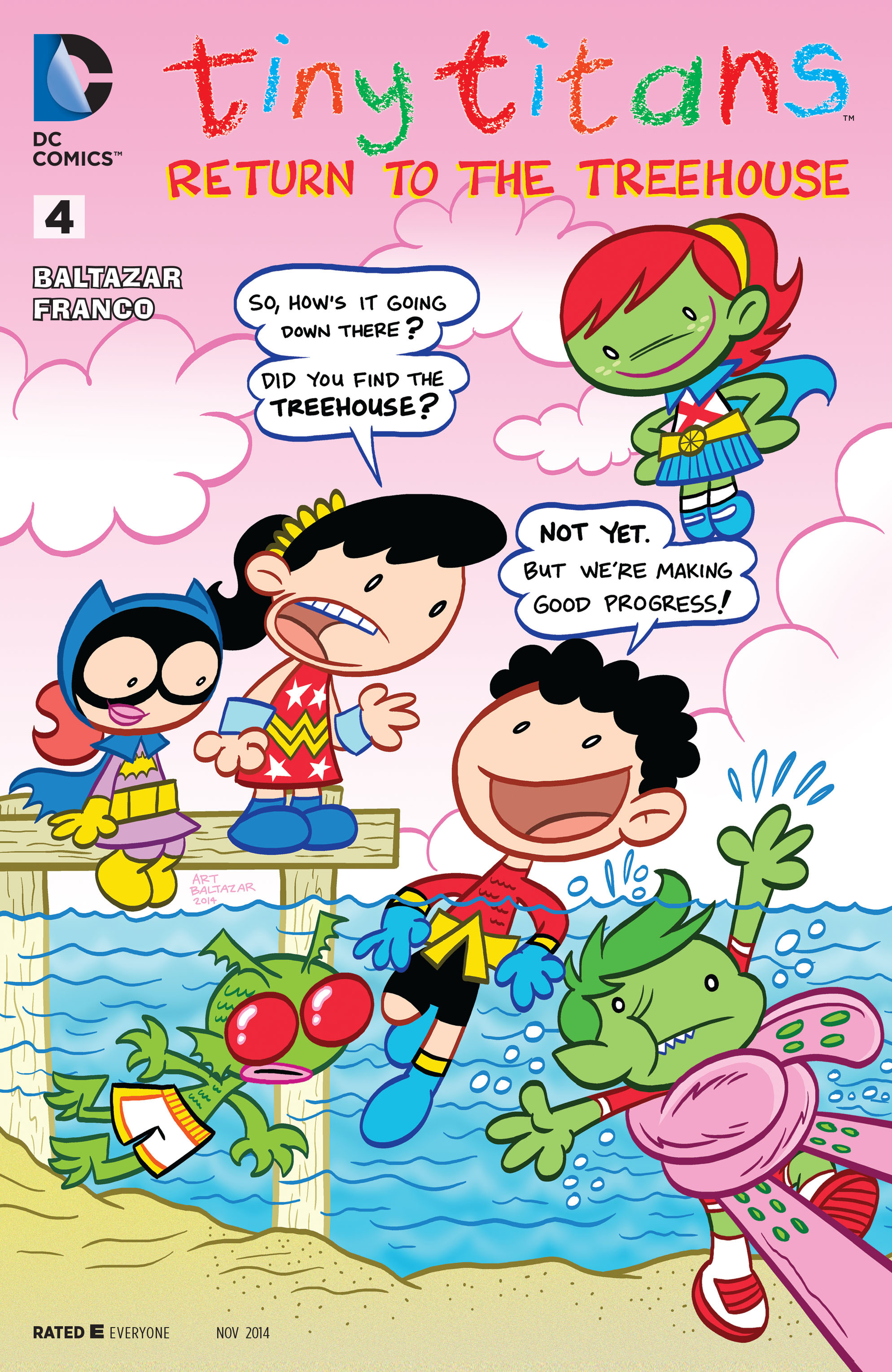 Read online Tiny Titans: Return To the Treehouse comic -  Issue #4 - 1