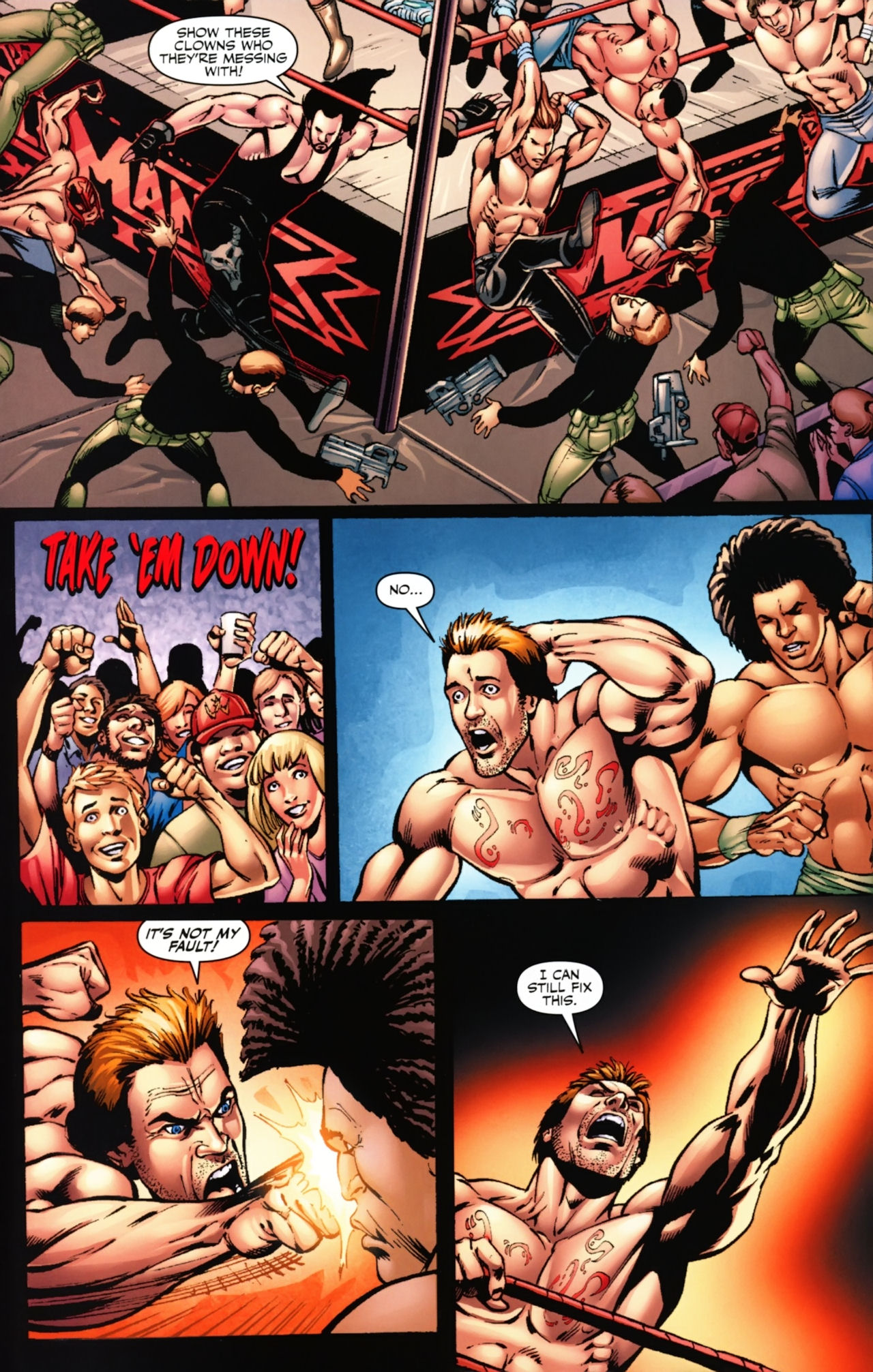 Read online WWE Heroes comic -  Issue #4 - 23