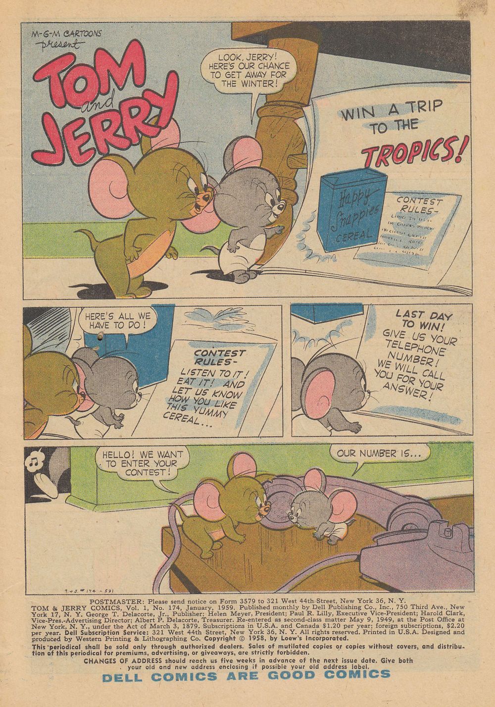 Read online Tom & Jerry Comics comic -  Issue #174 - 3