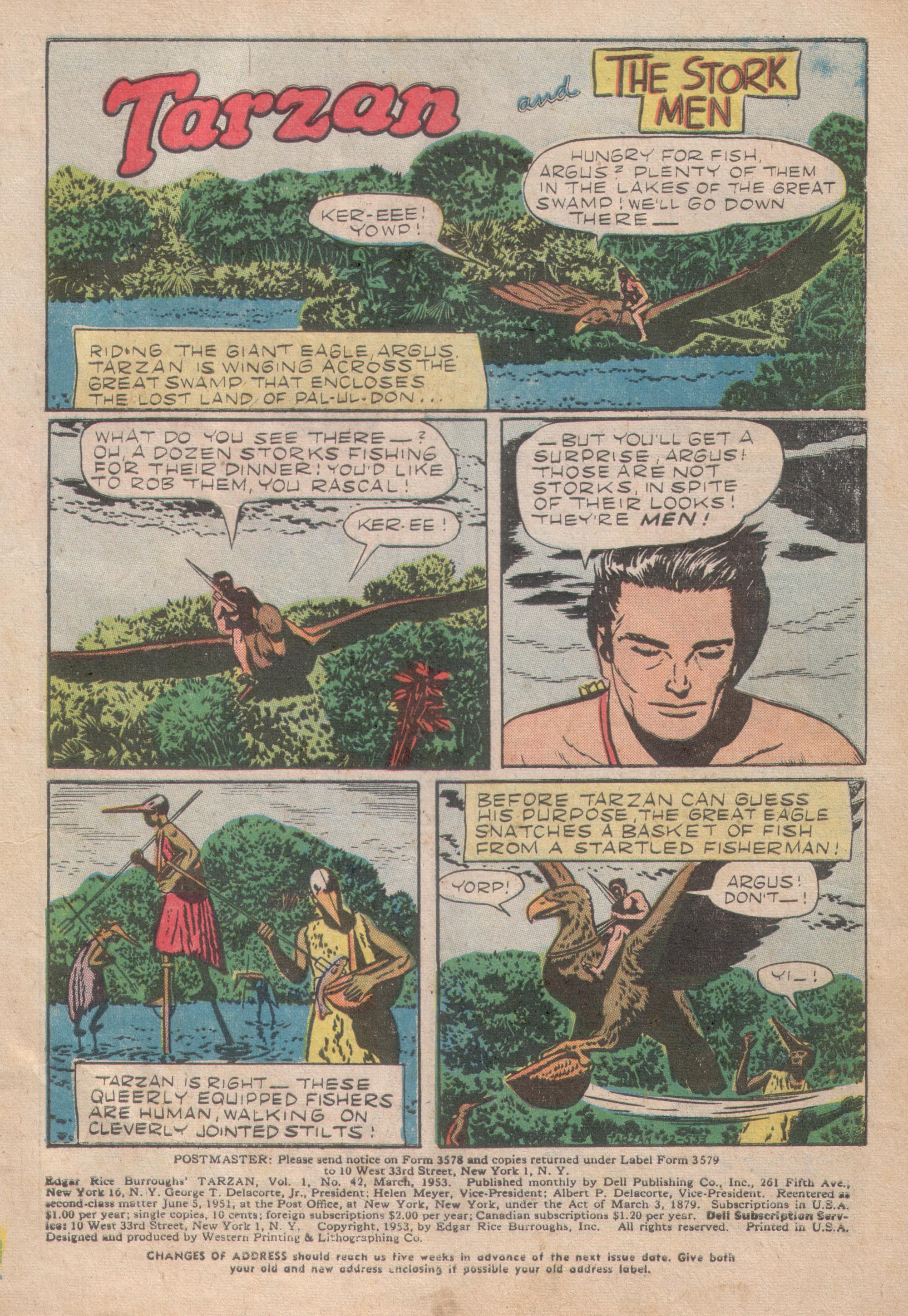 Read online Tarzan (1948) comic -  Issue #42 - 3