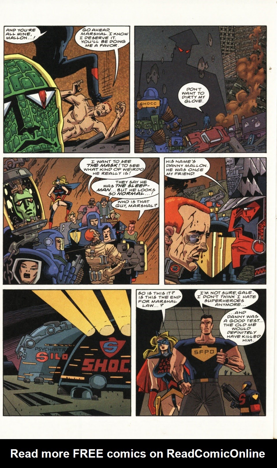 Read online The Mask/Marshal Law comic -  Issue #2 - 22