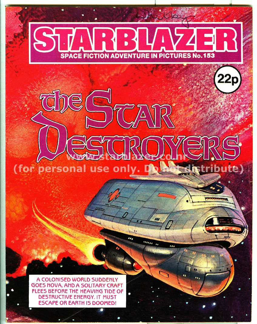 Read online Starblazer comic -  Issue #153 - 1