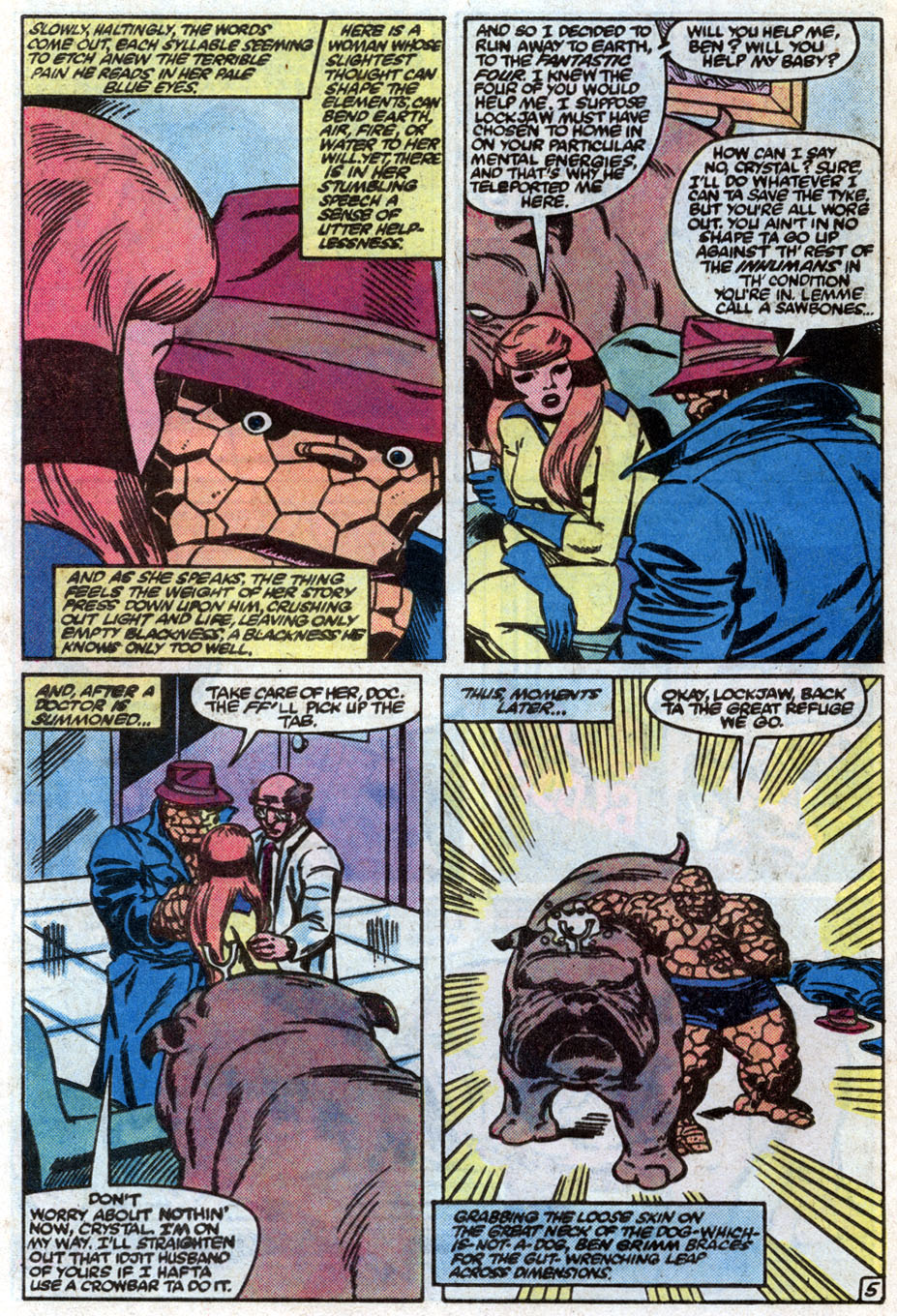 Read online The Thing comic -  Issue #3 - 6