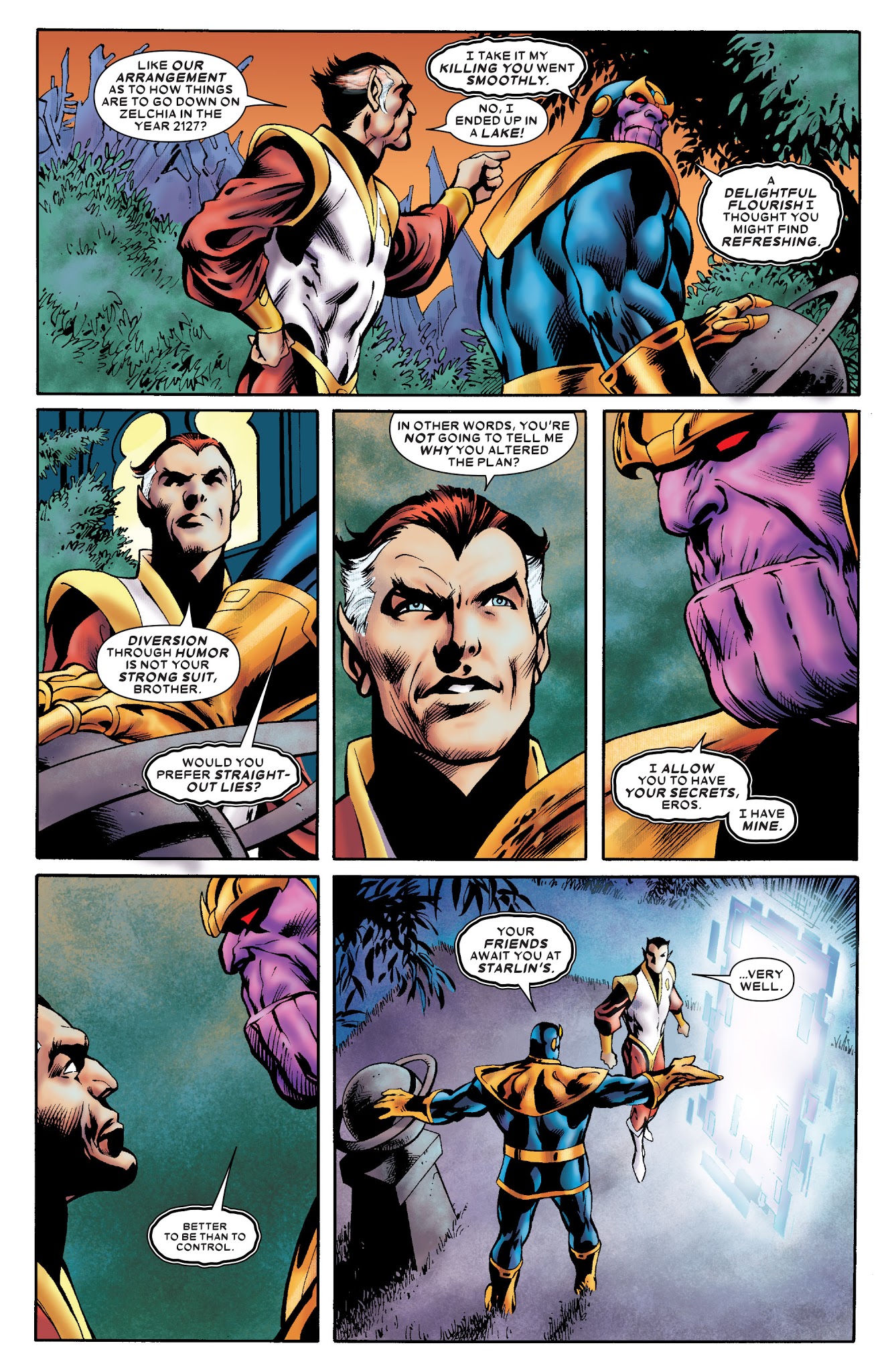 Read online Thanos: The Infinity Siblings comic -  Issue # TPB - 84