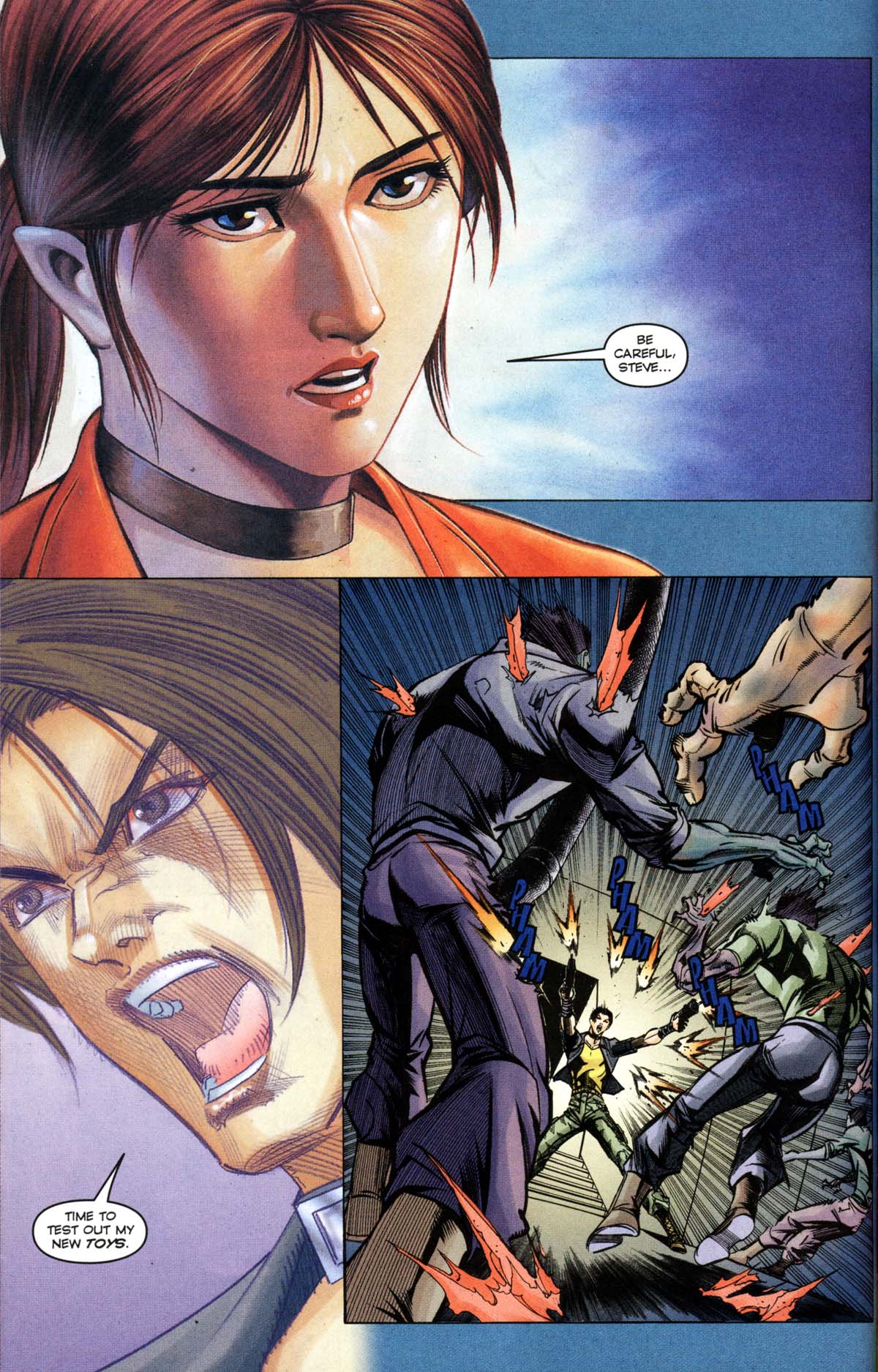Read online Resident Evil Code: Veronica comic -  Issue #1 - 104