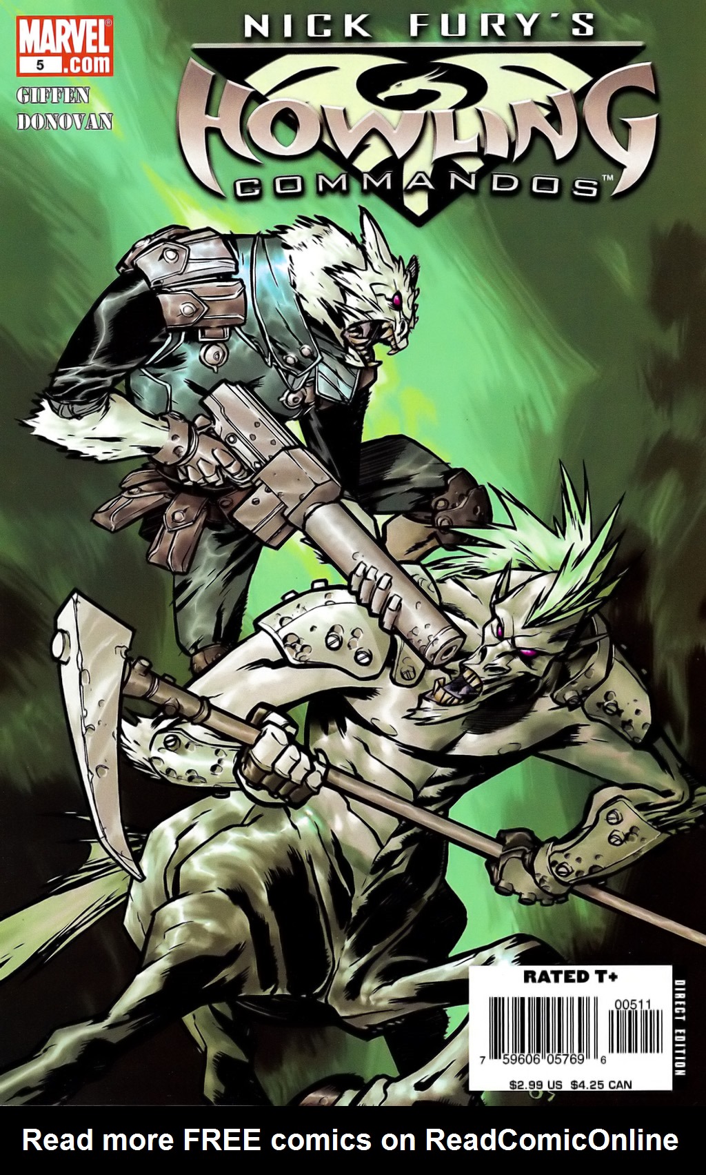 Read online Nick Fury's Howling Commandos comic -  Issue #5 - 1