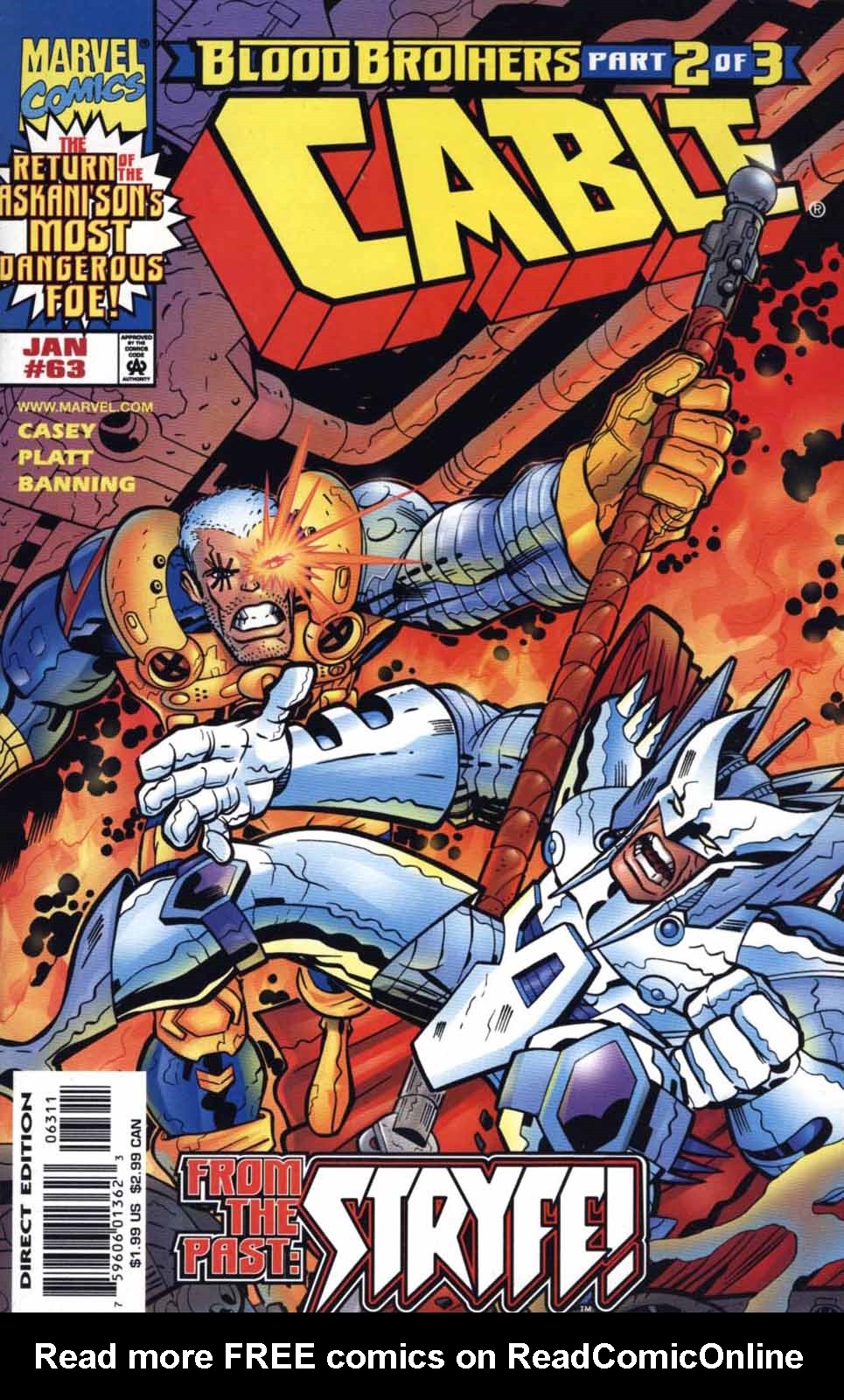 Read online Cable (1993) comic -  Issue #63 - 1