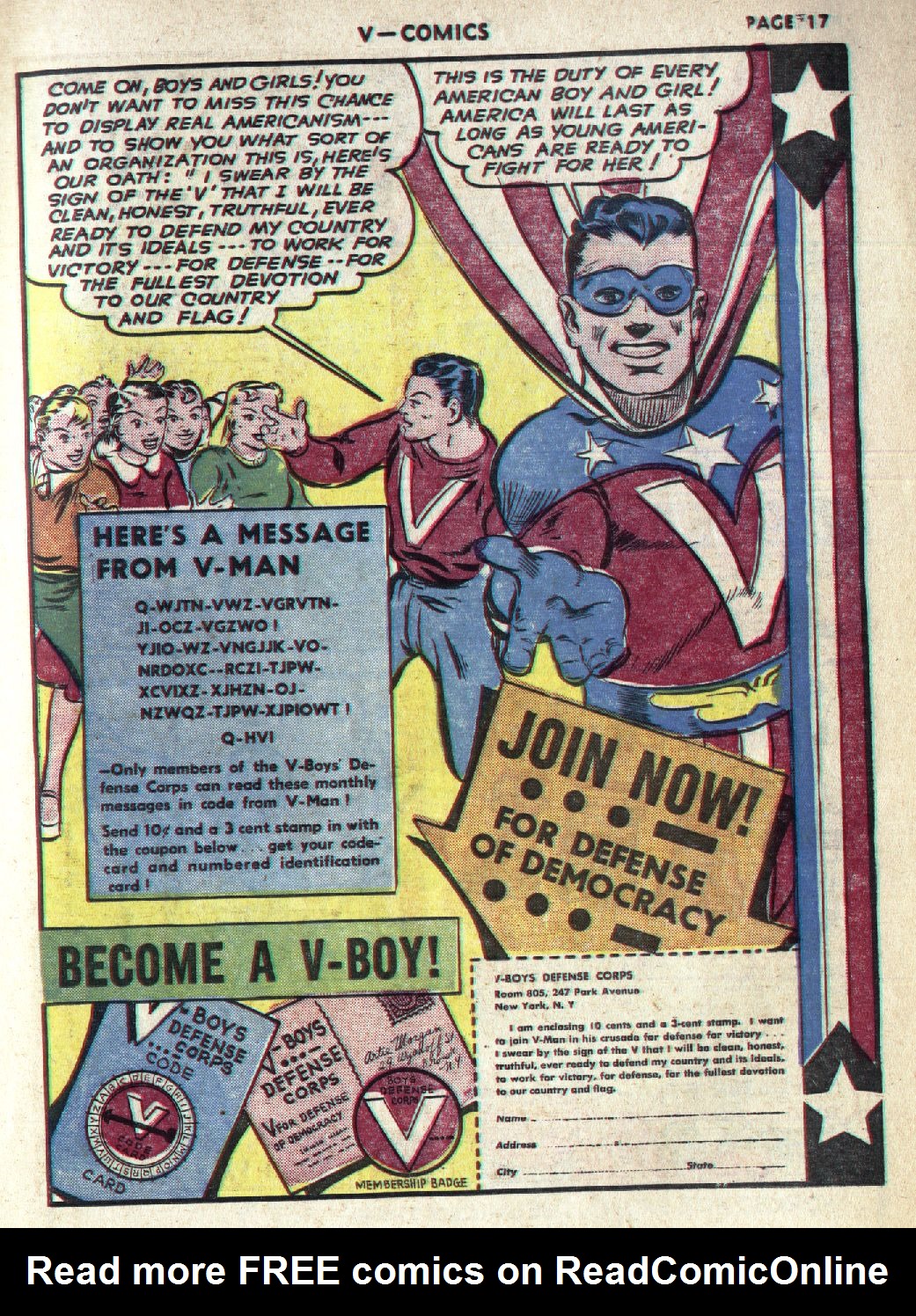 Read online V...- Comics comic -  Issue #1 - 19