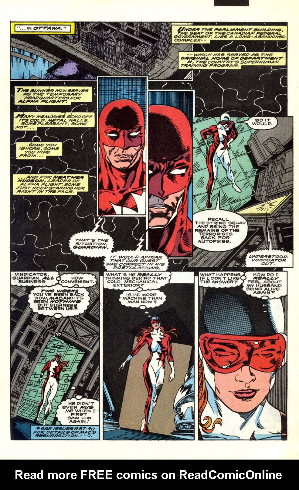 Read online Alpha Flight (1983) comic -  Issue #91 - 7