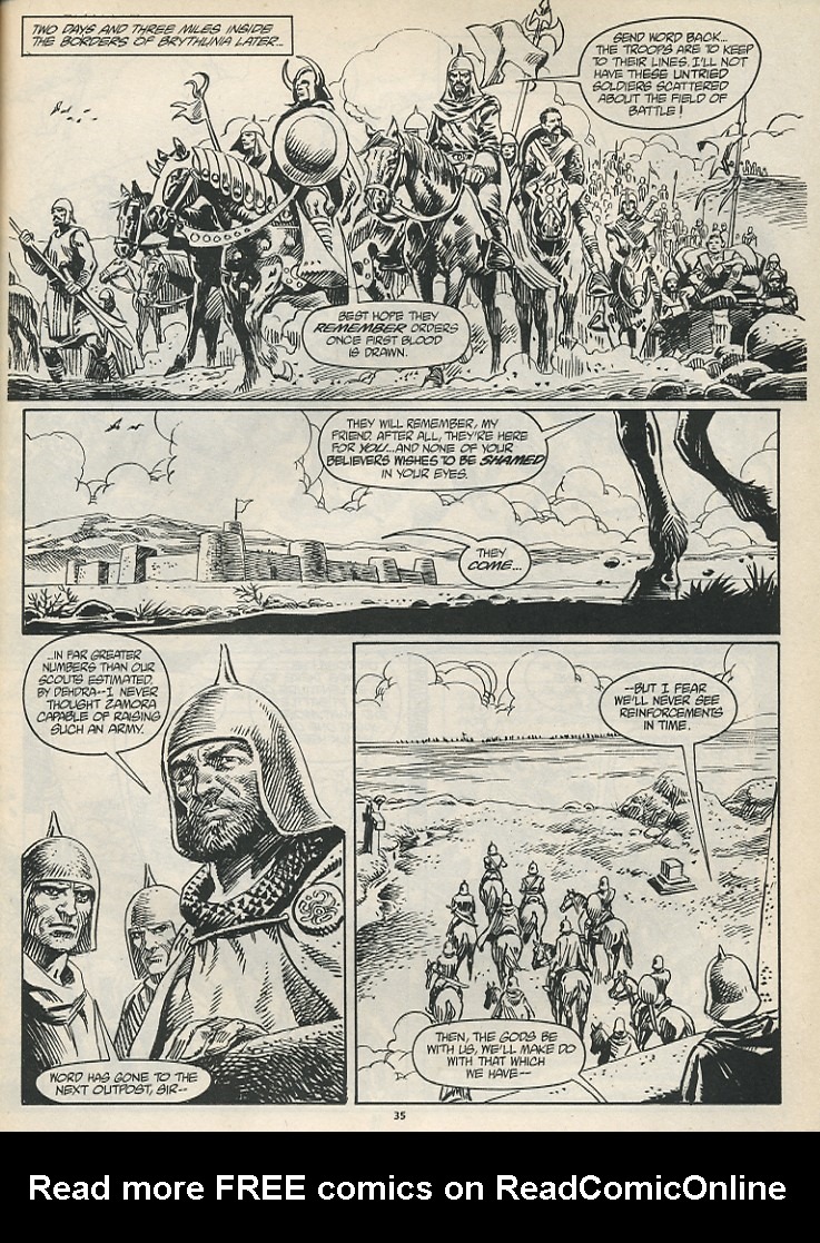 The Savage Sword Of Conan issue 181 - Page 37