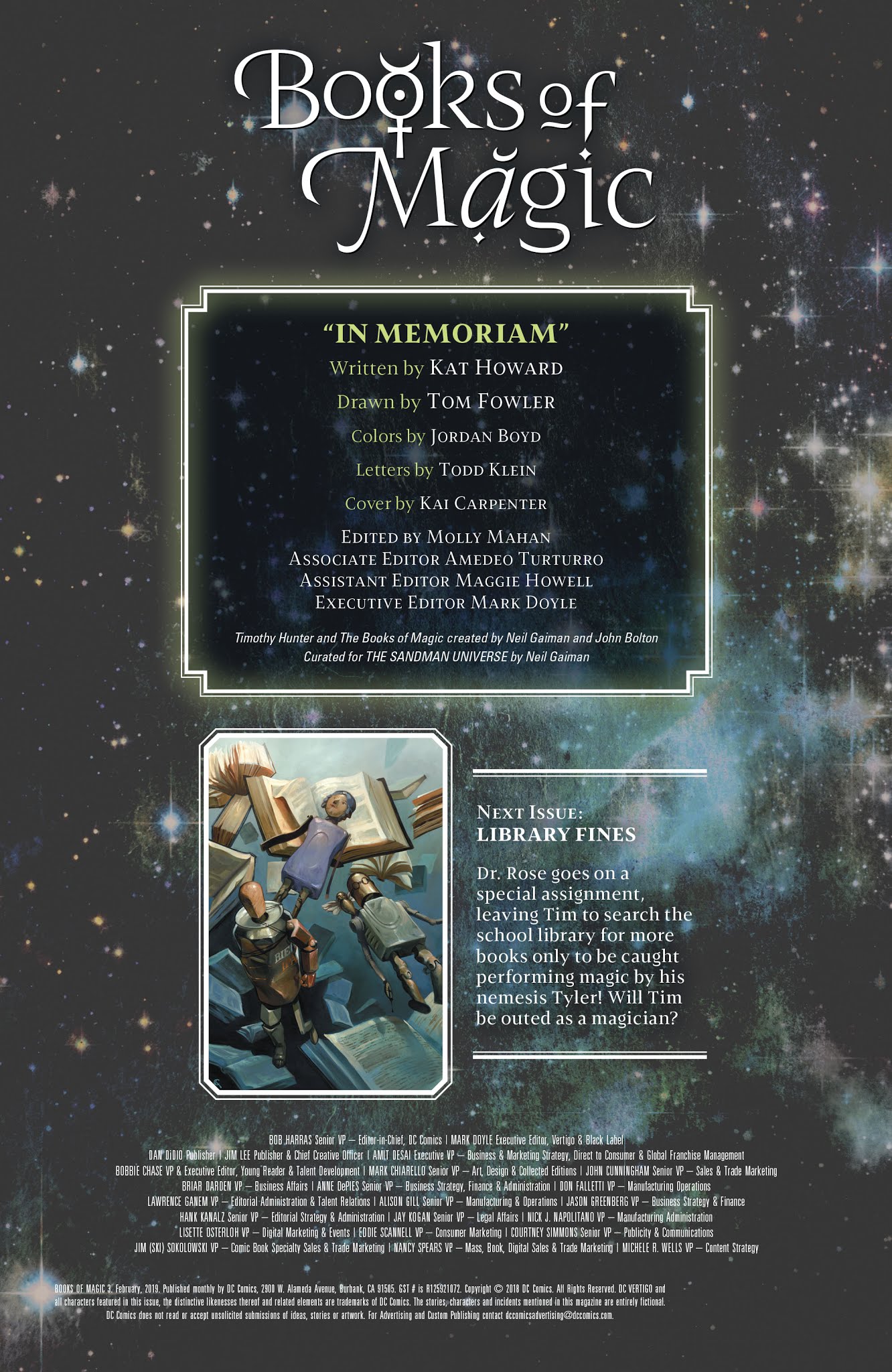 Read online Books of Magic (2018) comic -  Issue #3 - 24