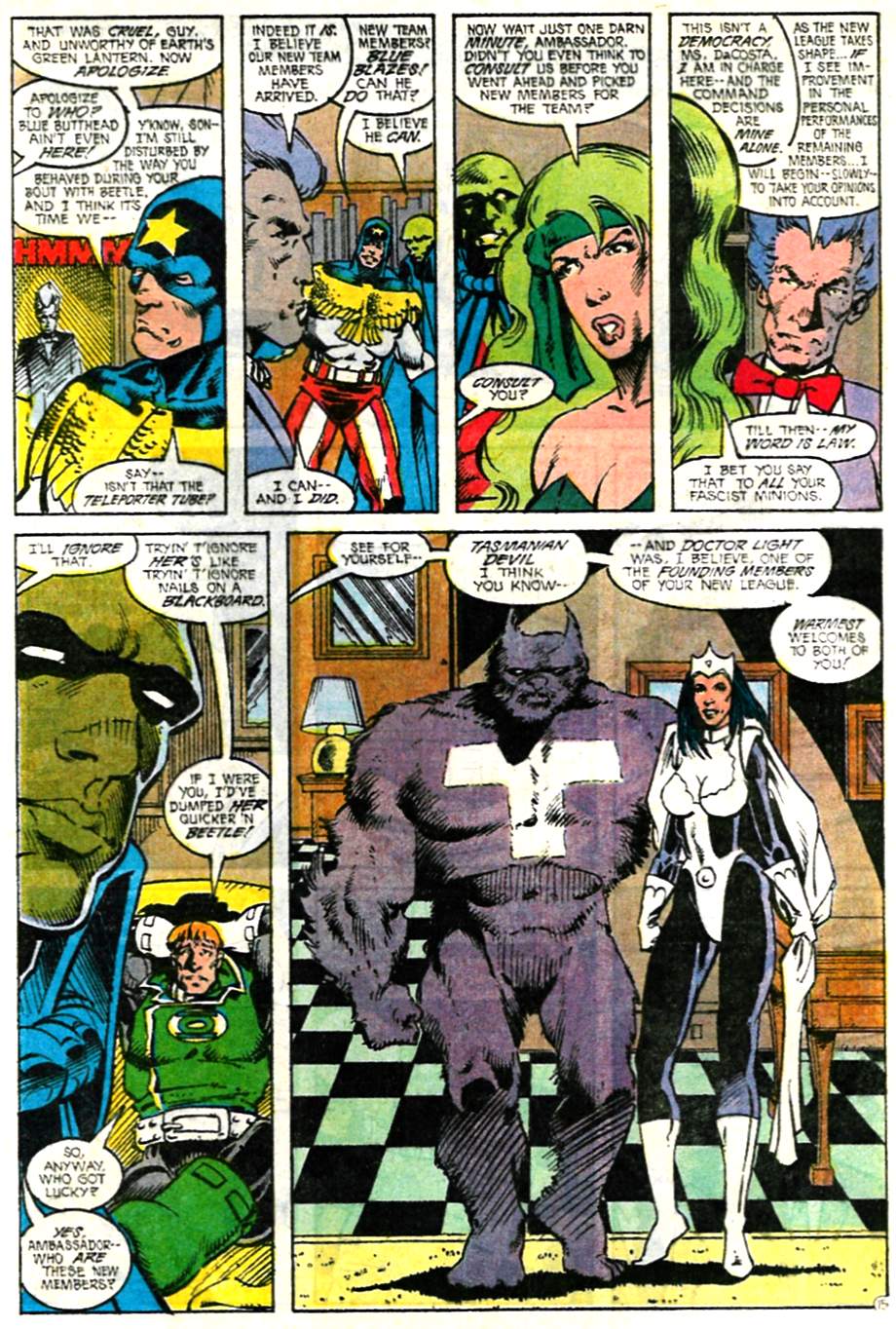 Read online Justice League America comic -  Issue #54 - 16