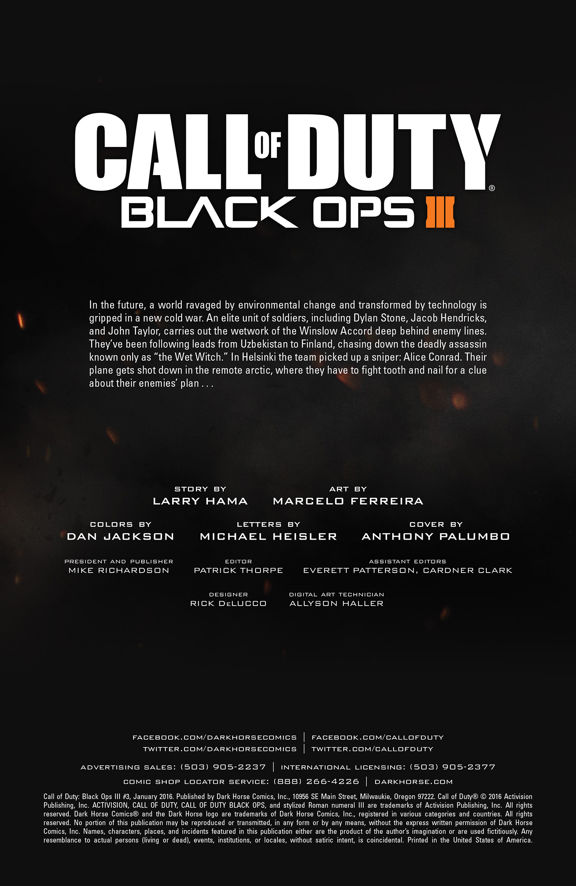 Read online Call of Duty: Black Ops III comic -  Issue #3 - 2