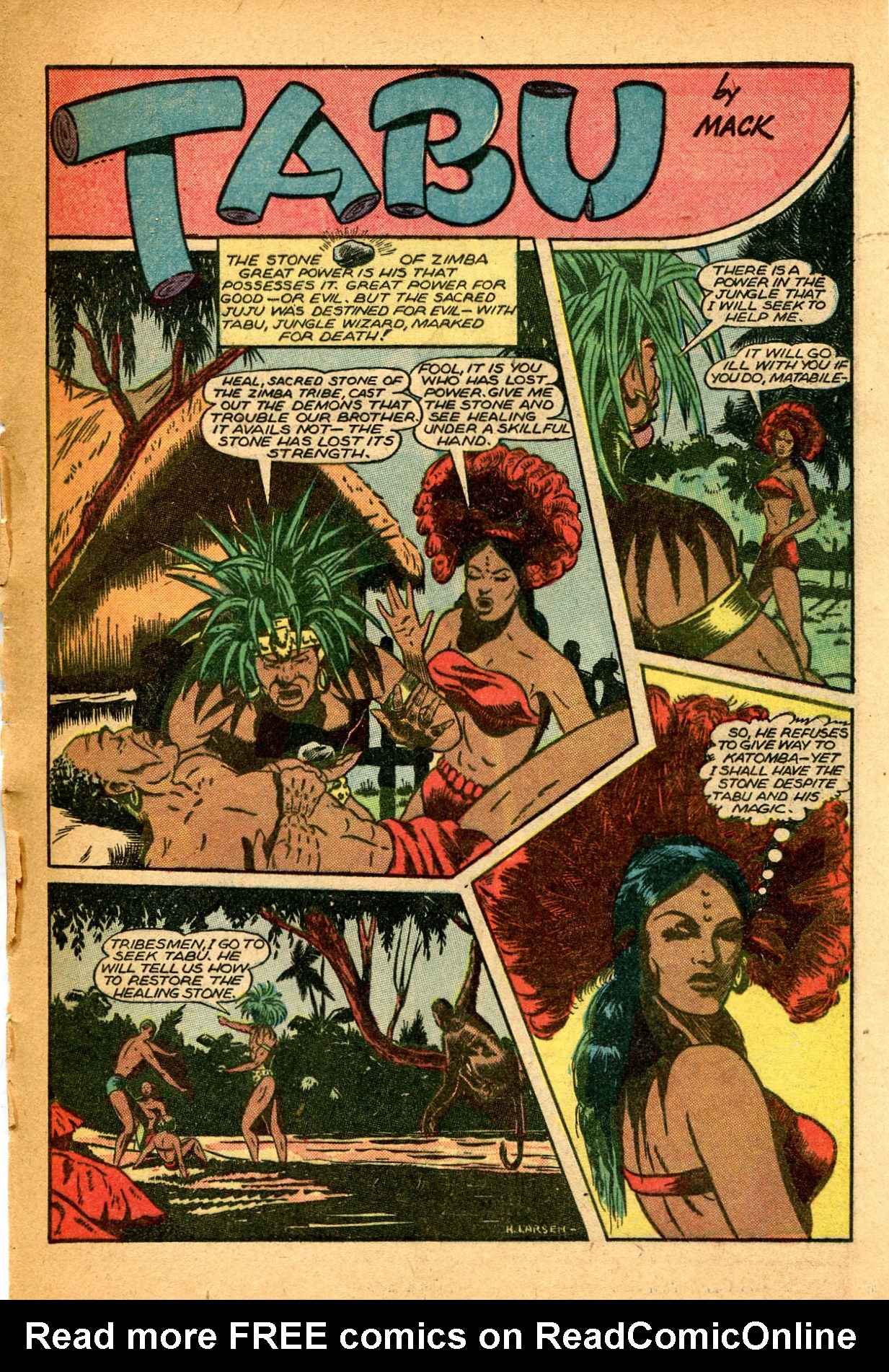 Read online Jungle Comics comic -  Issue #74 - 38