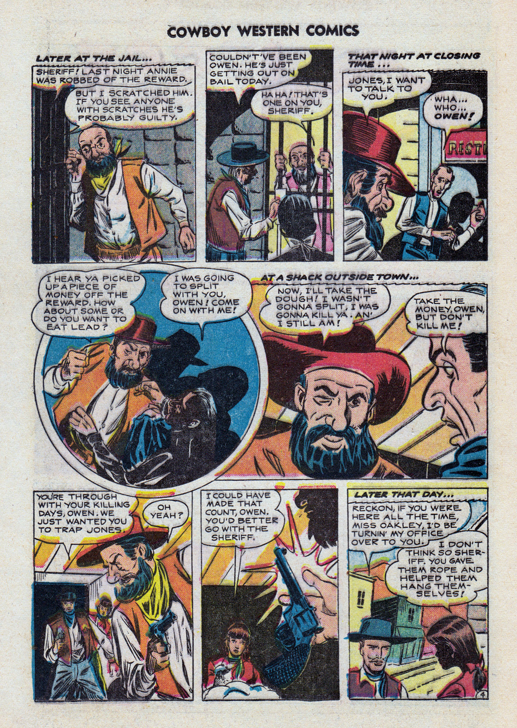Read online Cowboy Western Comics (1948) comic -  Issue #23 - 6