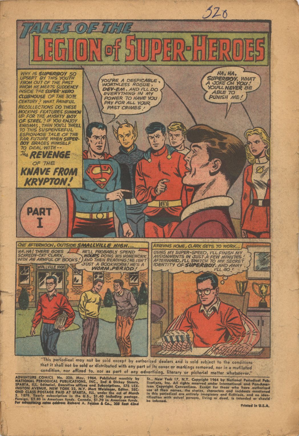 Read online Adventure Comics (1938) comic -  Issue #320 - 3