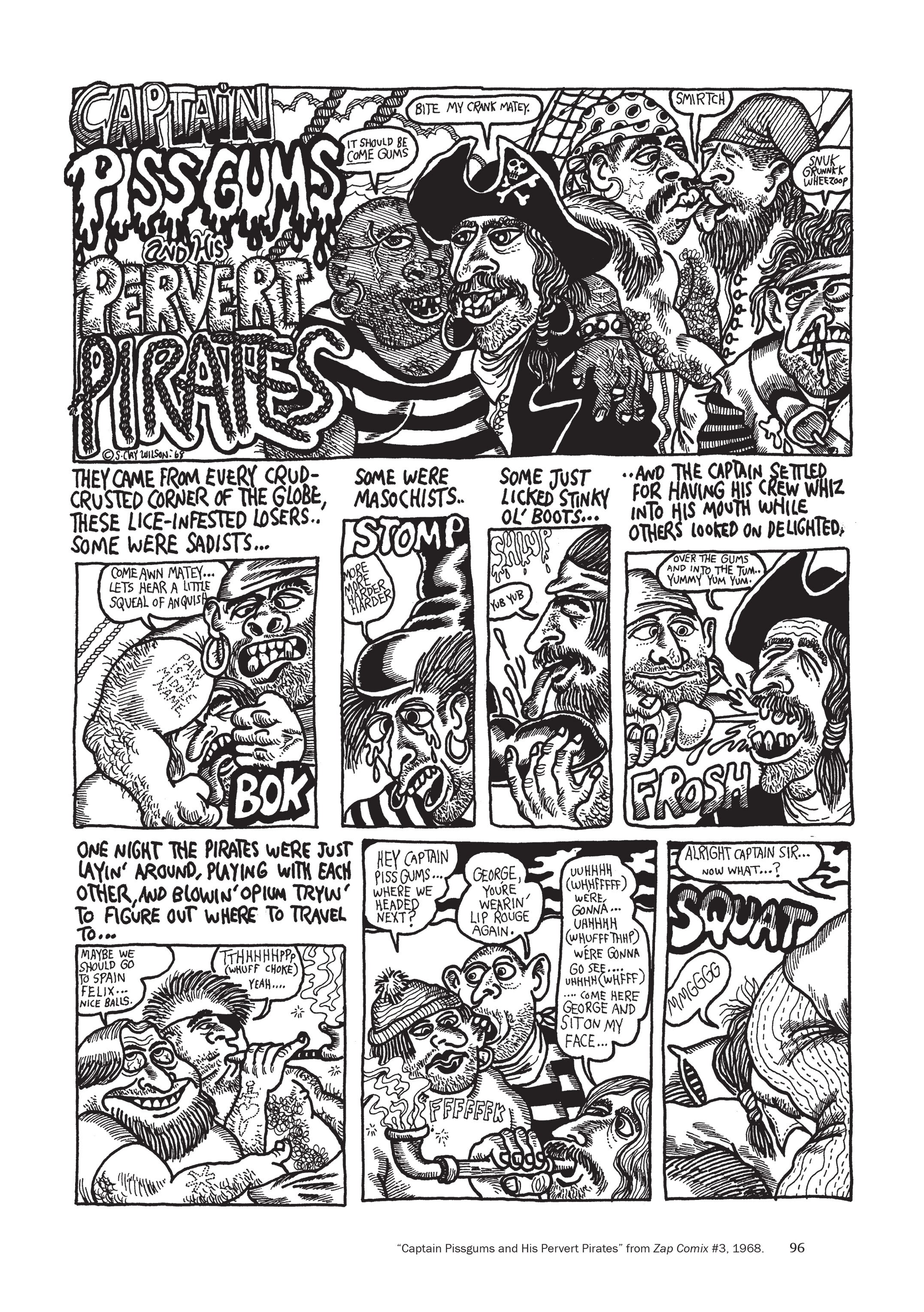 Read online The Mythology of S. Clay Wilson comic -  Issue # Pirates in the Heartland (Part 1) - 90