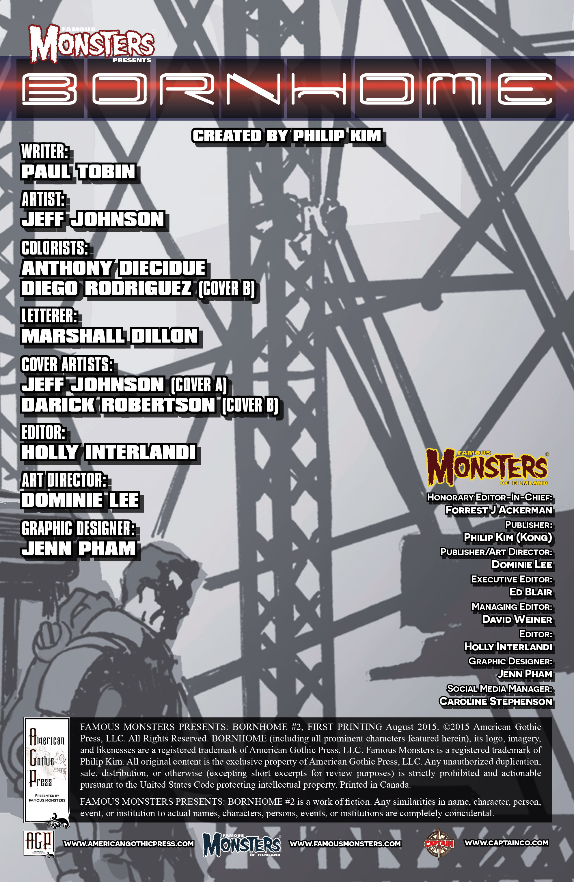 Read online Famous Monsters Presents: Bornhome comic -  Issue #2 - 3